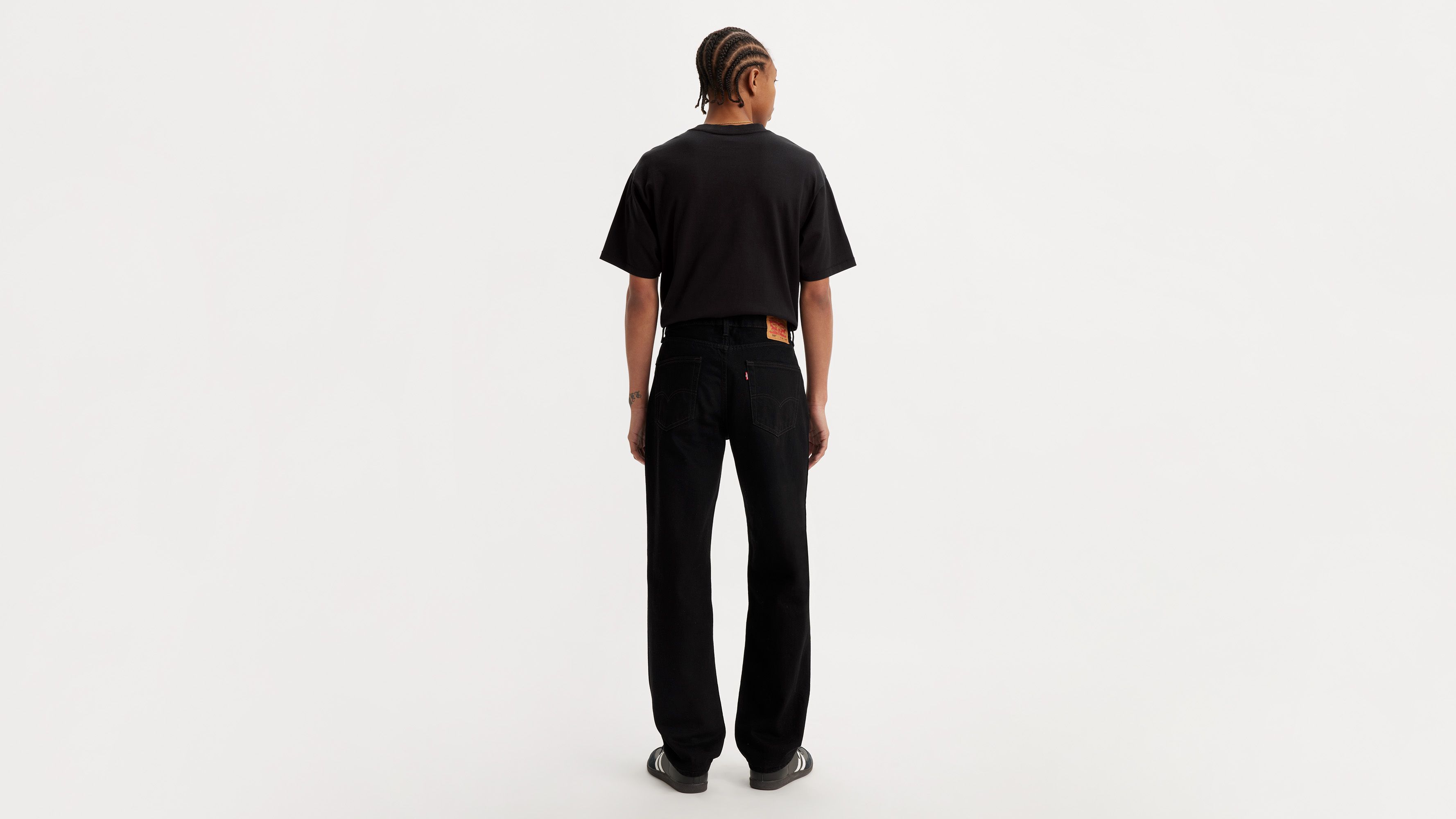 OFF-WHITE Paint Relax Fit Jeans Black