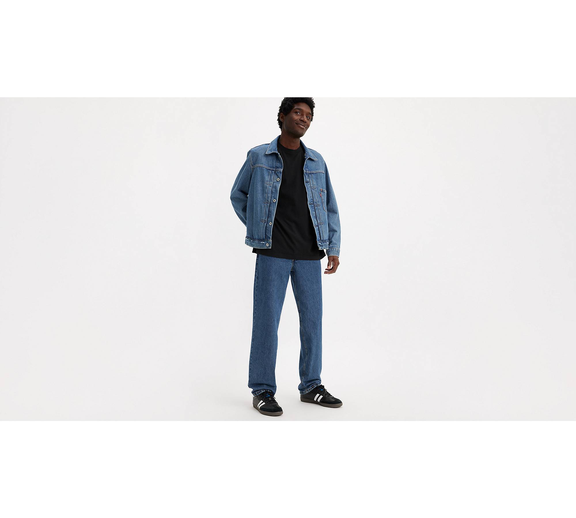 Relaxed Fit 5-Pocket Jean - Bleach Stone Wash