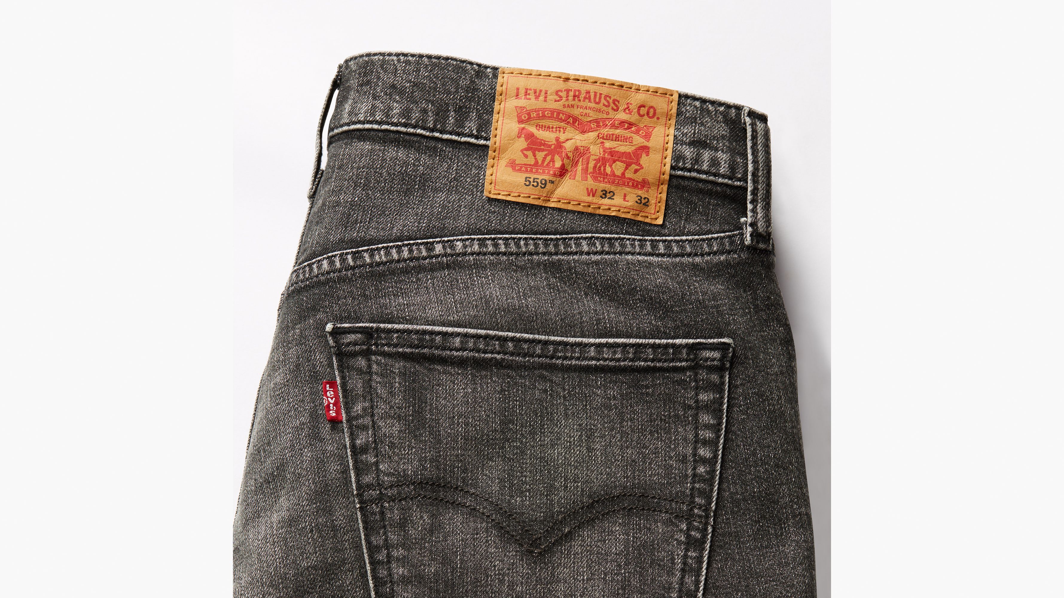 Levi's Men's 559 Relaxed Fit Straight Leg Jeans – 99% Cotton, USA Made