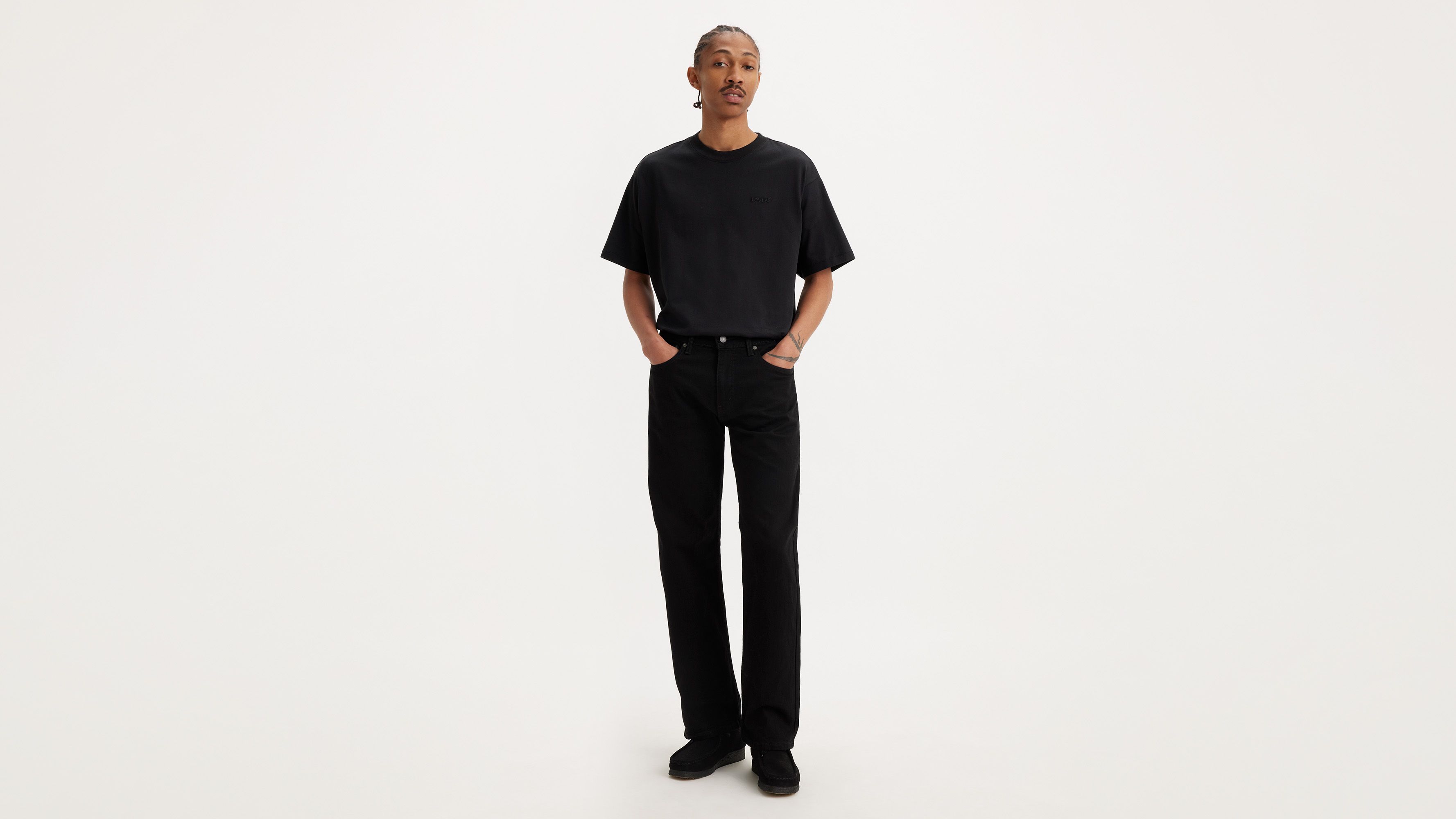 levi's black pants mens