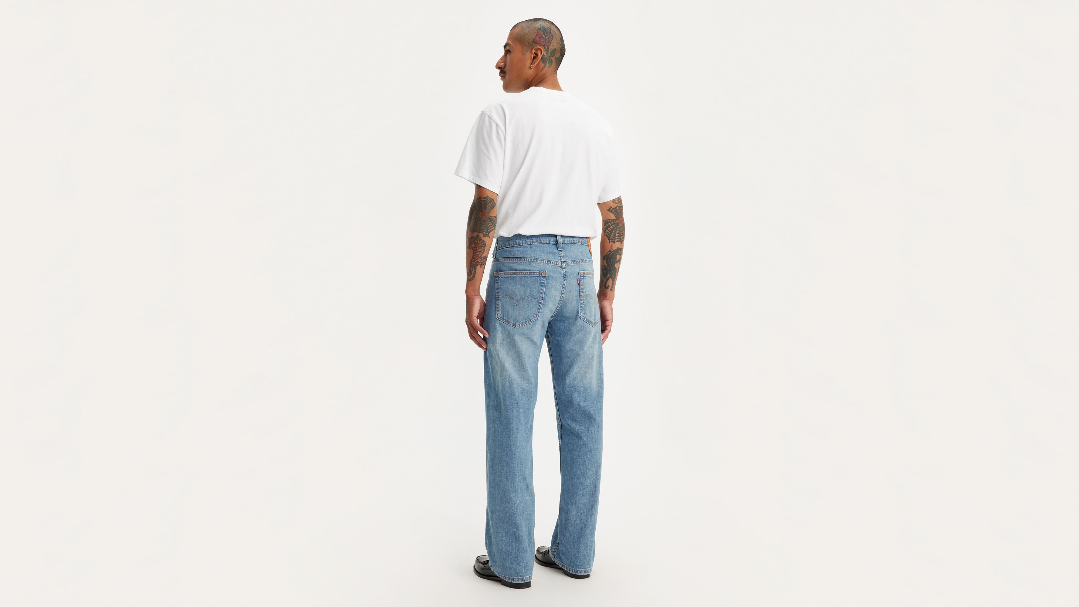 Levis 569 shop ripped jeans