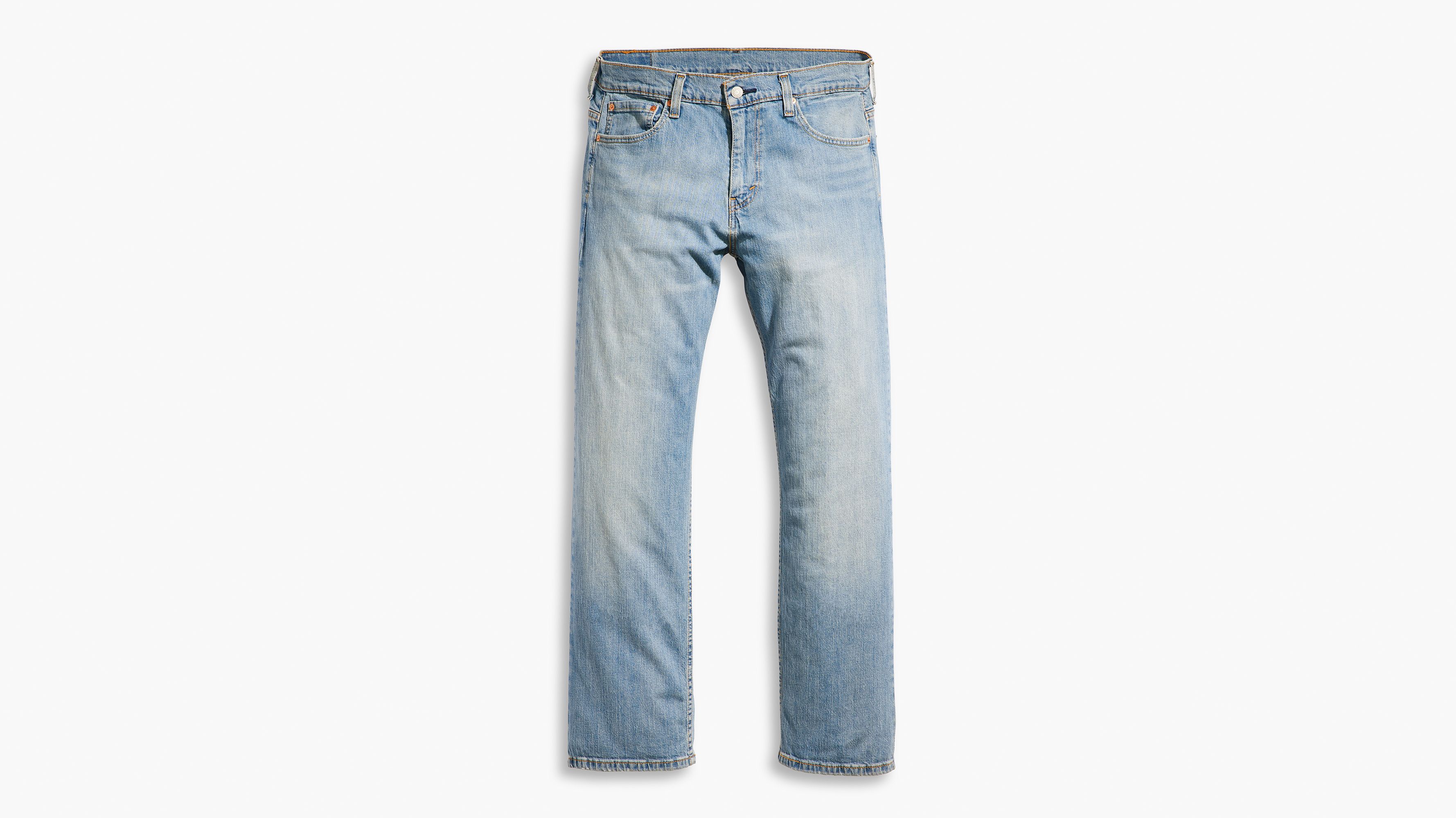 Jeans Levis de caballero corte straight cintura media lavado stone wash