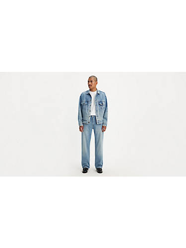 리바이스 Levi 569 Loose Straight Fit Mens Jeans,Soak It Up - Light Wash - Stretch