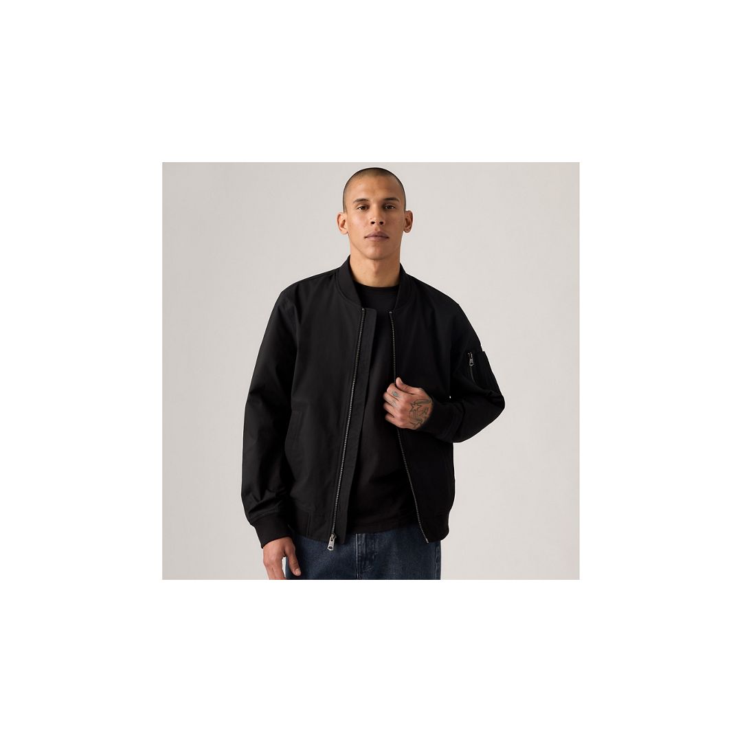 Levi's Flight Jacket In Black