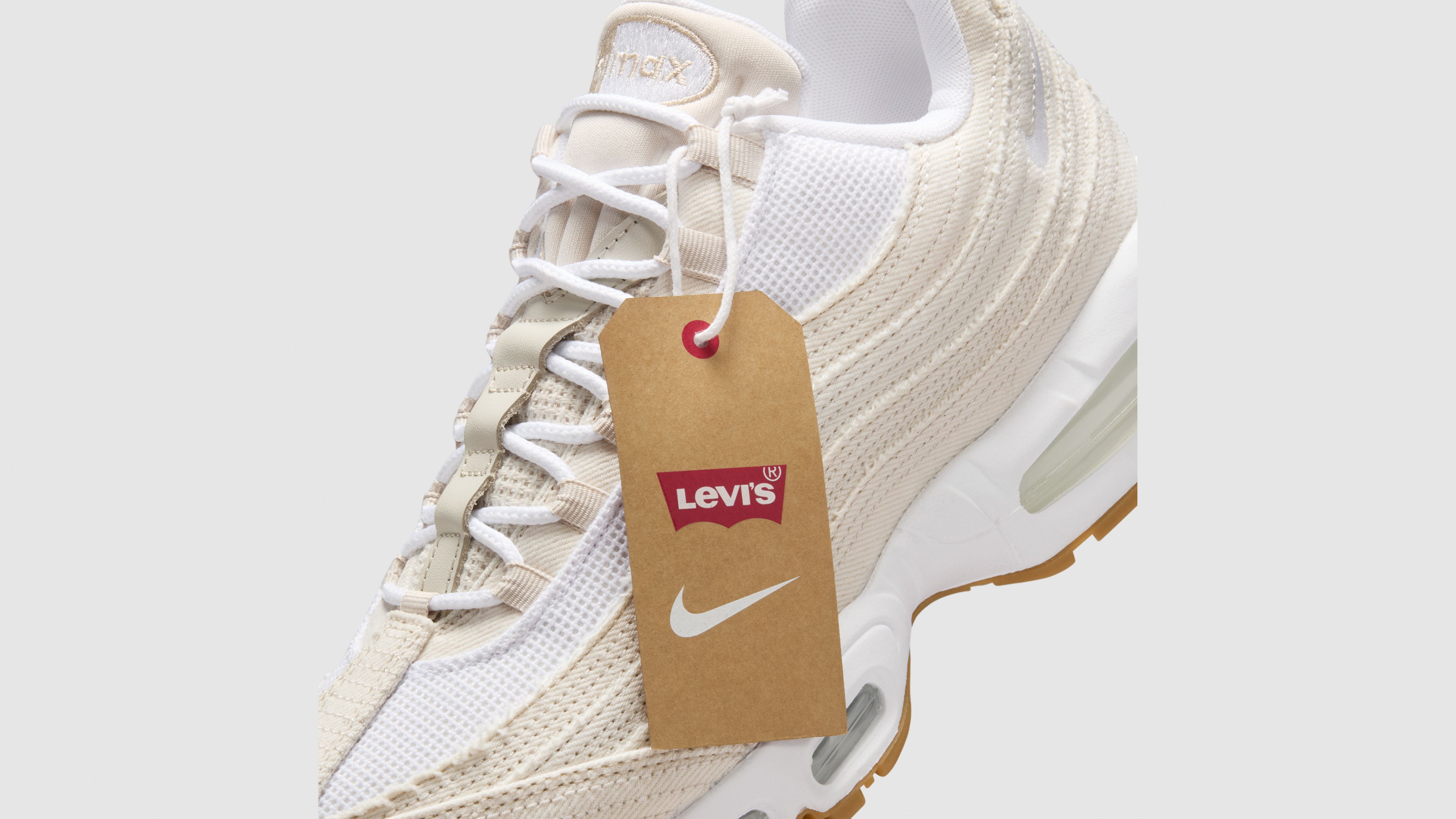 送料・関税込 ★ Nike x Levi's Air Max 95 White and Ecru Air Max 95 x Levi's® 'White and Ecru' (HM4743-100) Release