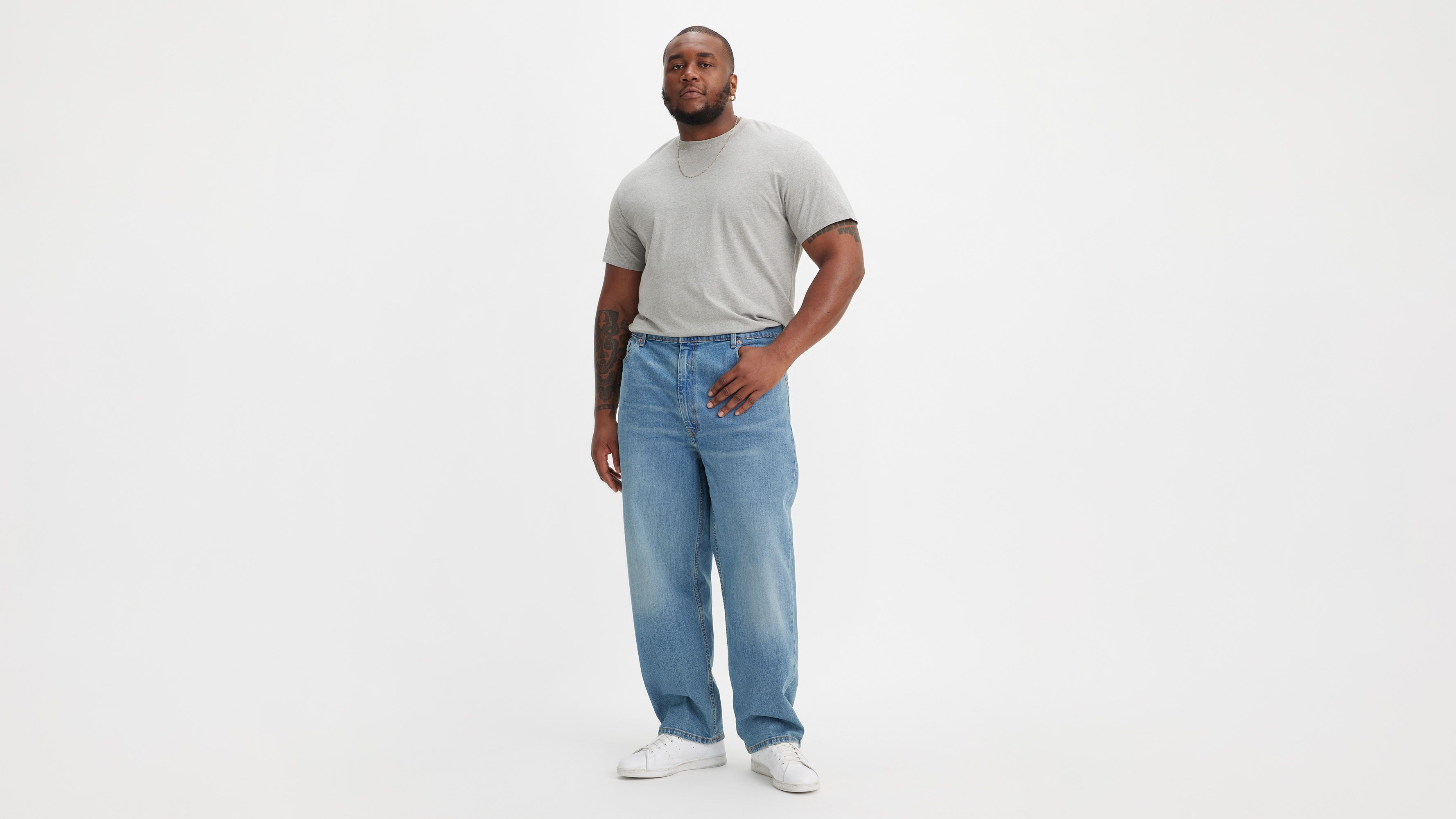 550™ Relaxed Fit Men's Jeans (big u0026 Tall) - Light Wash | Levi's® US