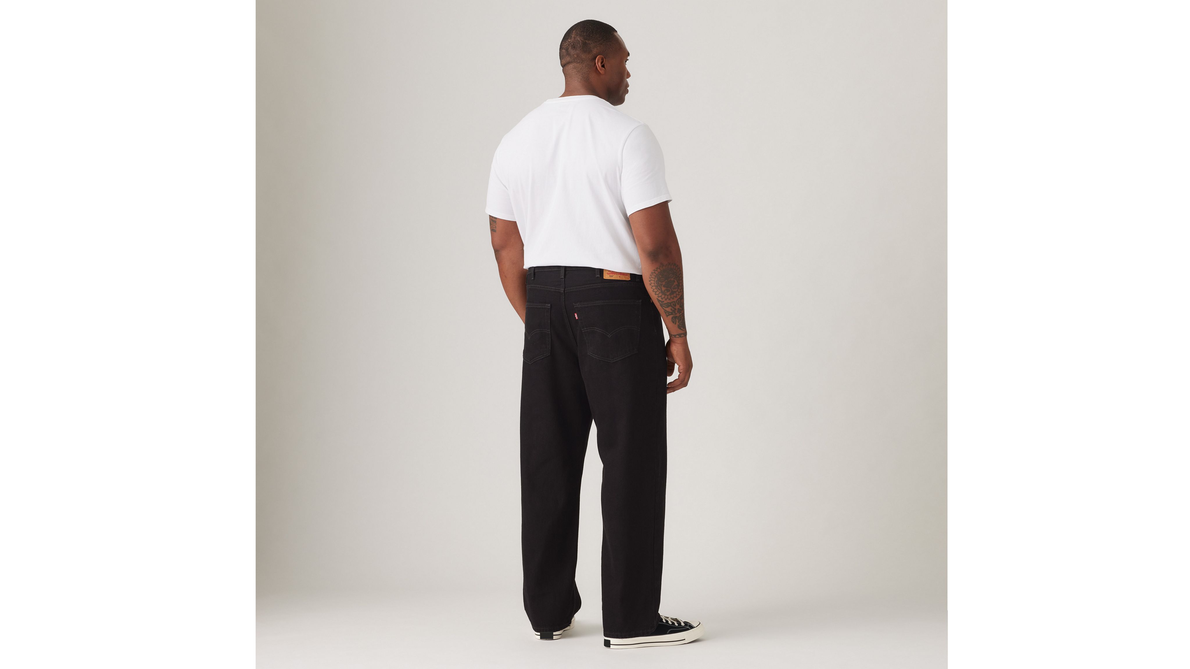 Levis 550 mens jeans black on sale