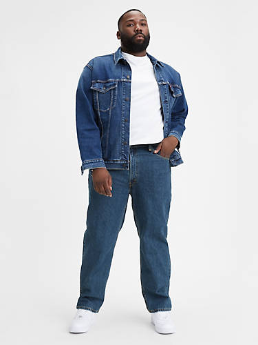 리바이스 Levi 550 Relaxed Fit Mens Jeans (big & Tall),Dark Stonewash - Non Stretch