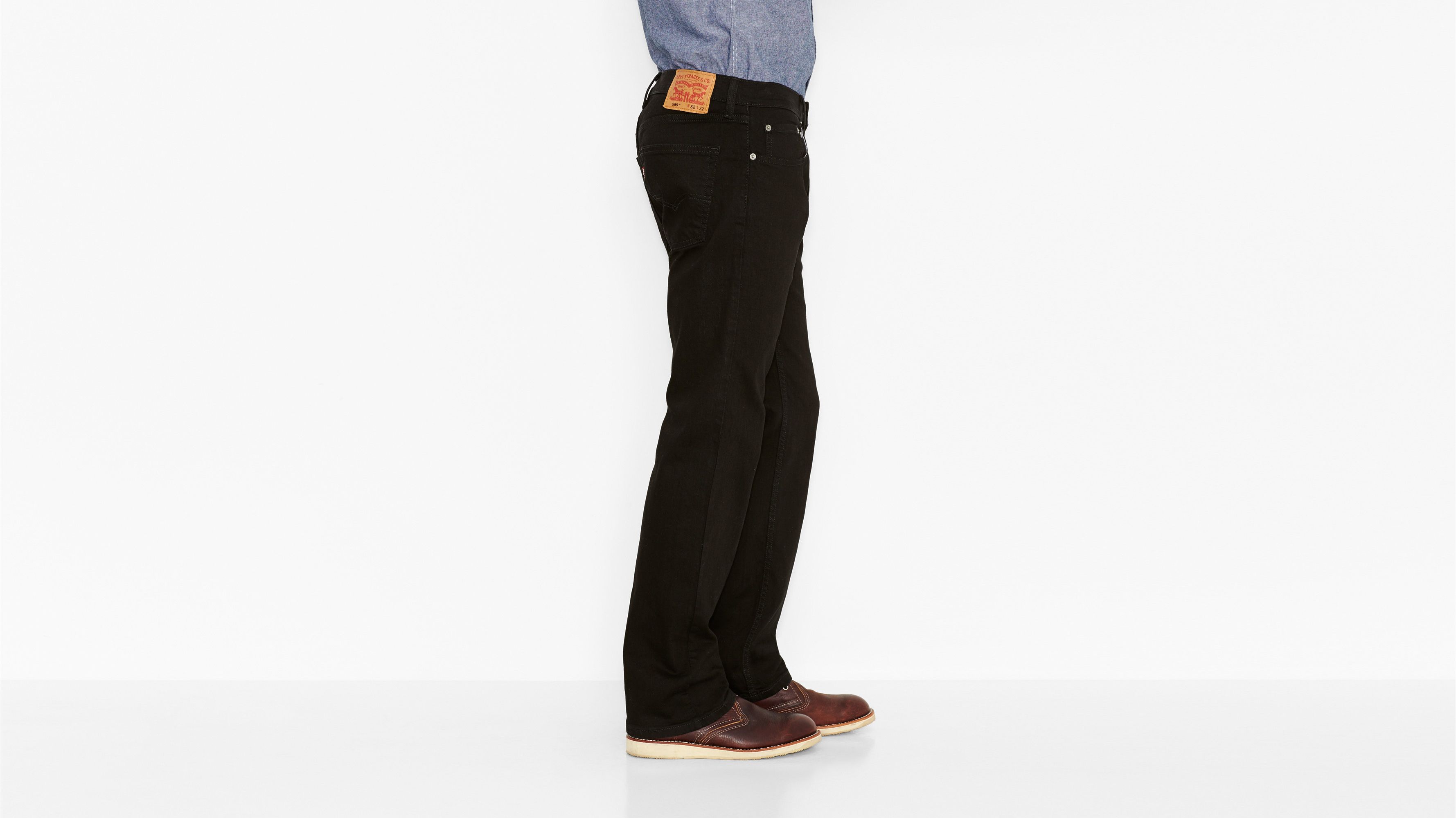 levis 559 black jeans big and tall
