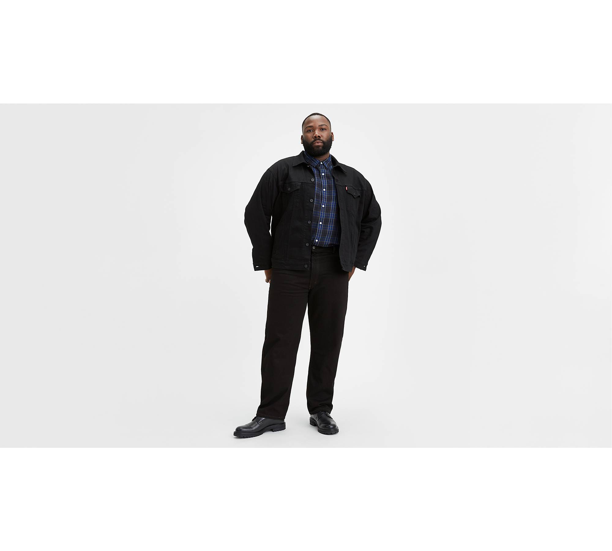 505™ Regular Fit Men's Jeans (big & Tall) - Black | Levi's® US