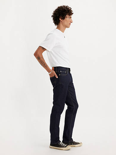 Neuf Levi/'s Strauss 511 HOMME Original Jeans Coupe Slim Pantalon Noir 511-4406