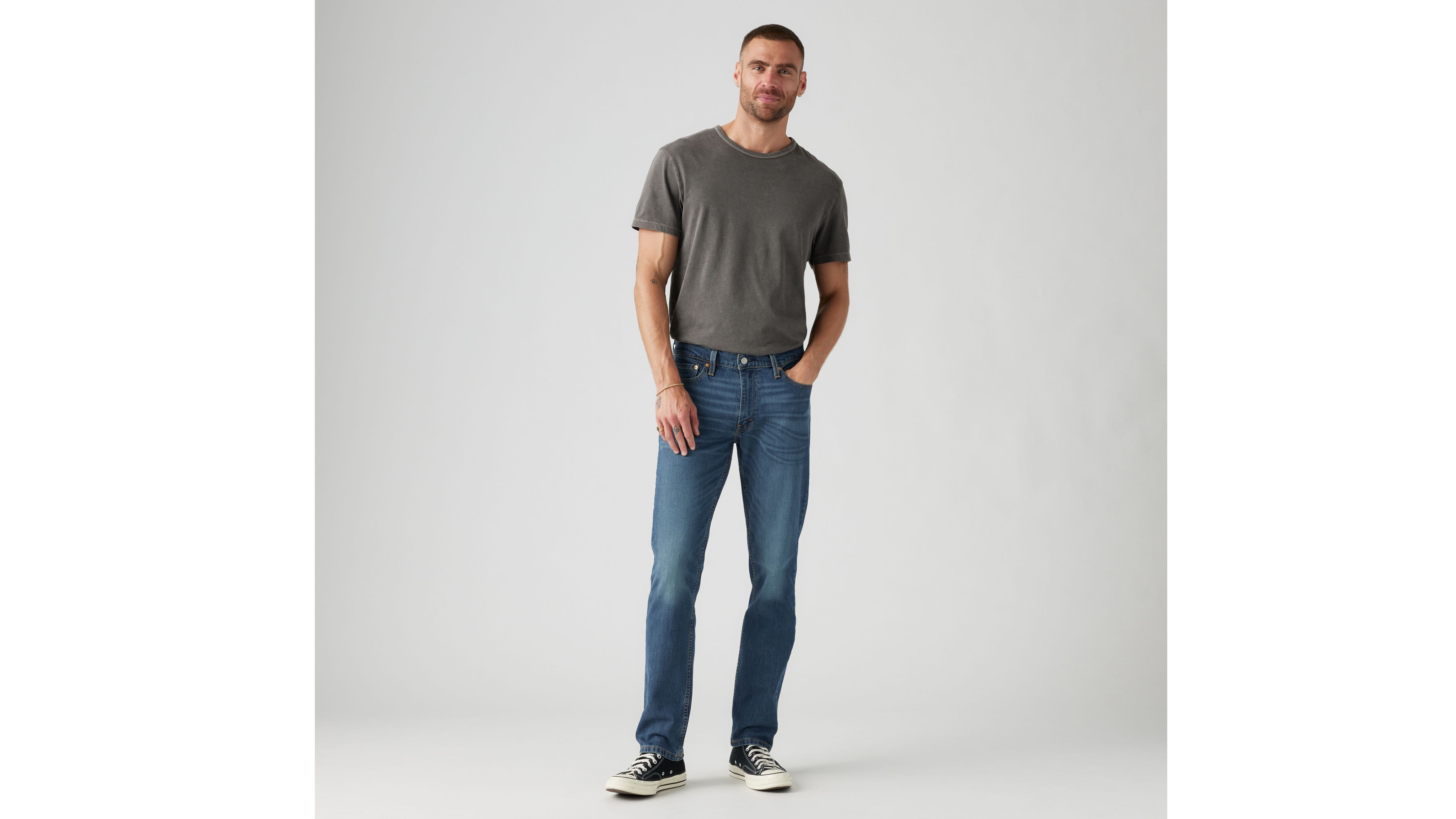 levi's grey jeans mens 511