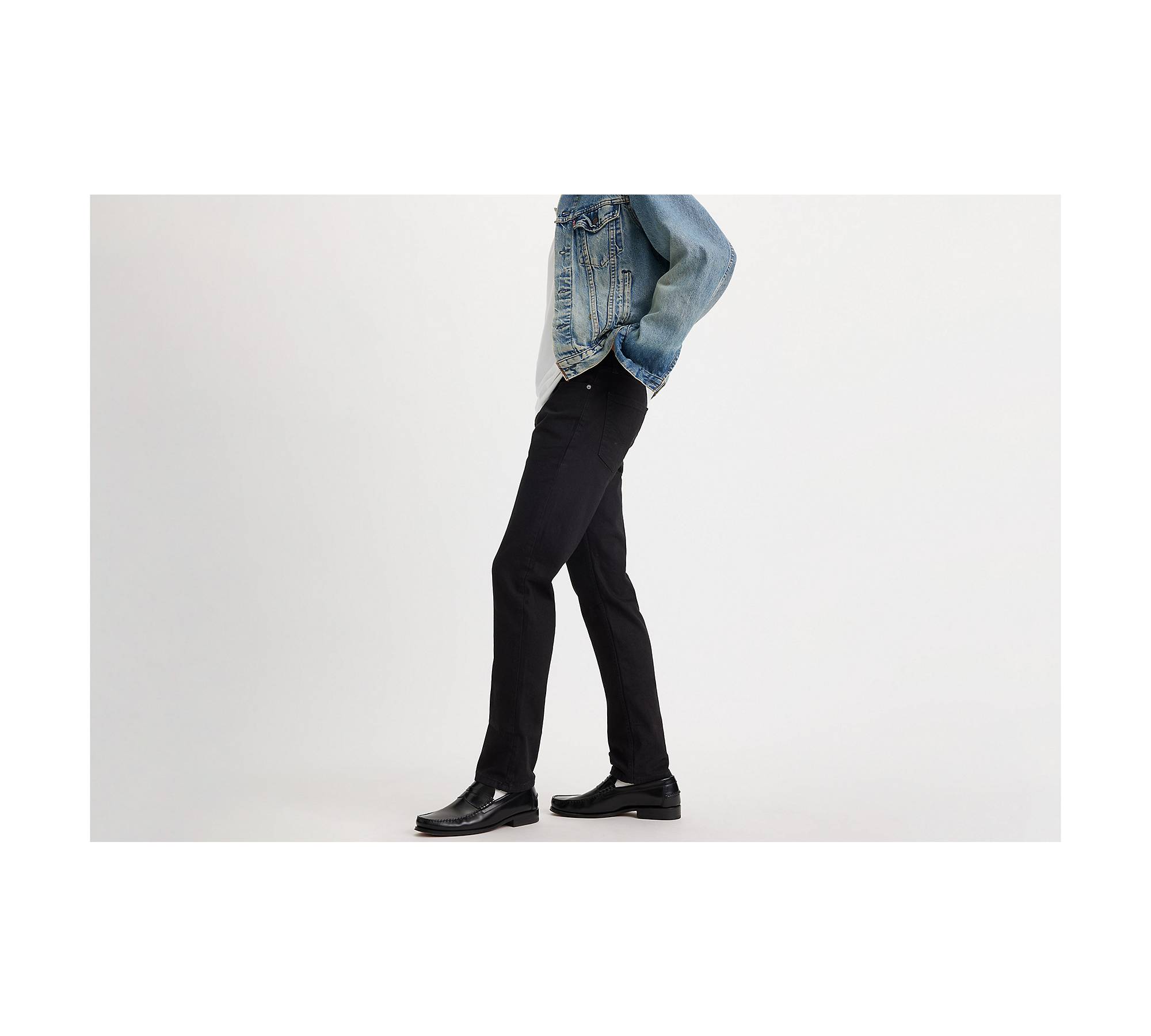 Slim Fit Jeans in Black - Men, Denim