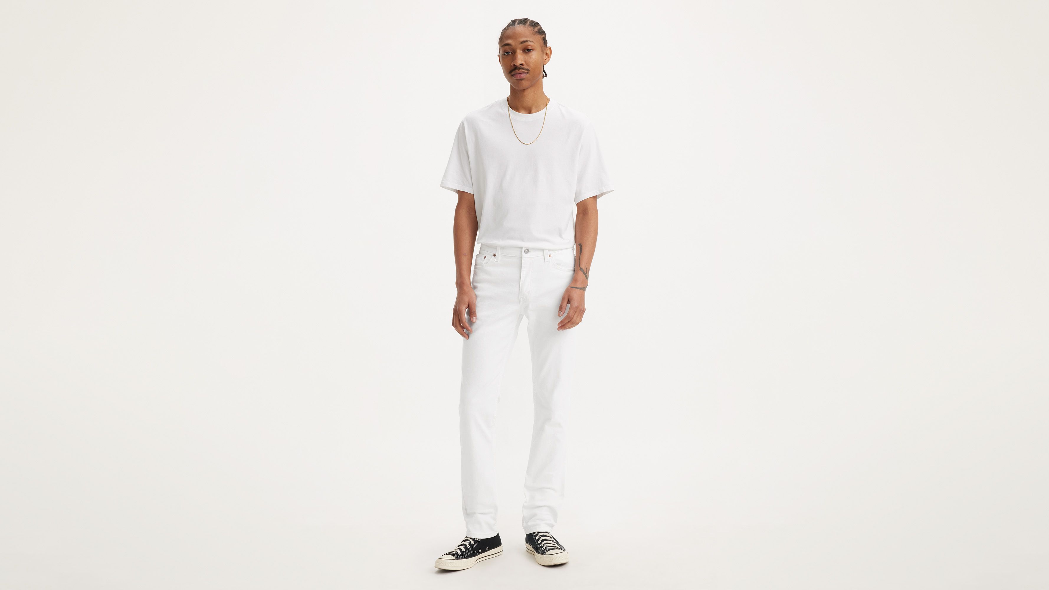 Levi's 511 slim on sale fit jeans white