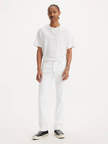511 Slim Fit LEVI'S Flex Mens Jeans,Castilleja - White - Stretch