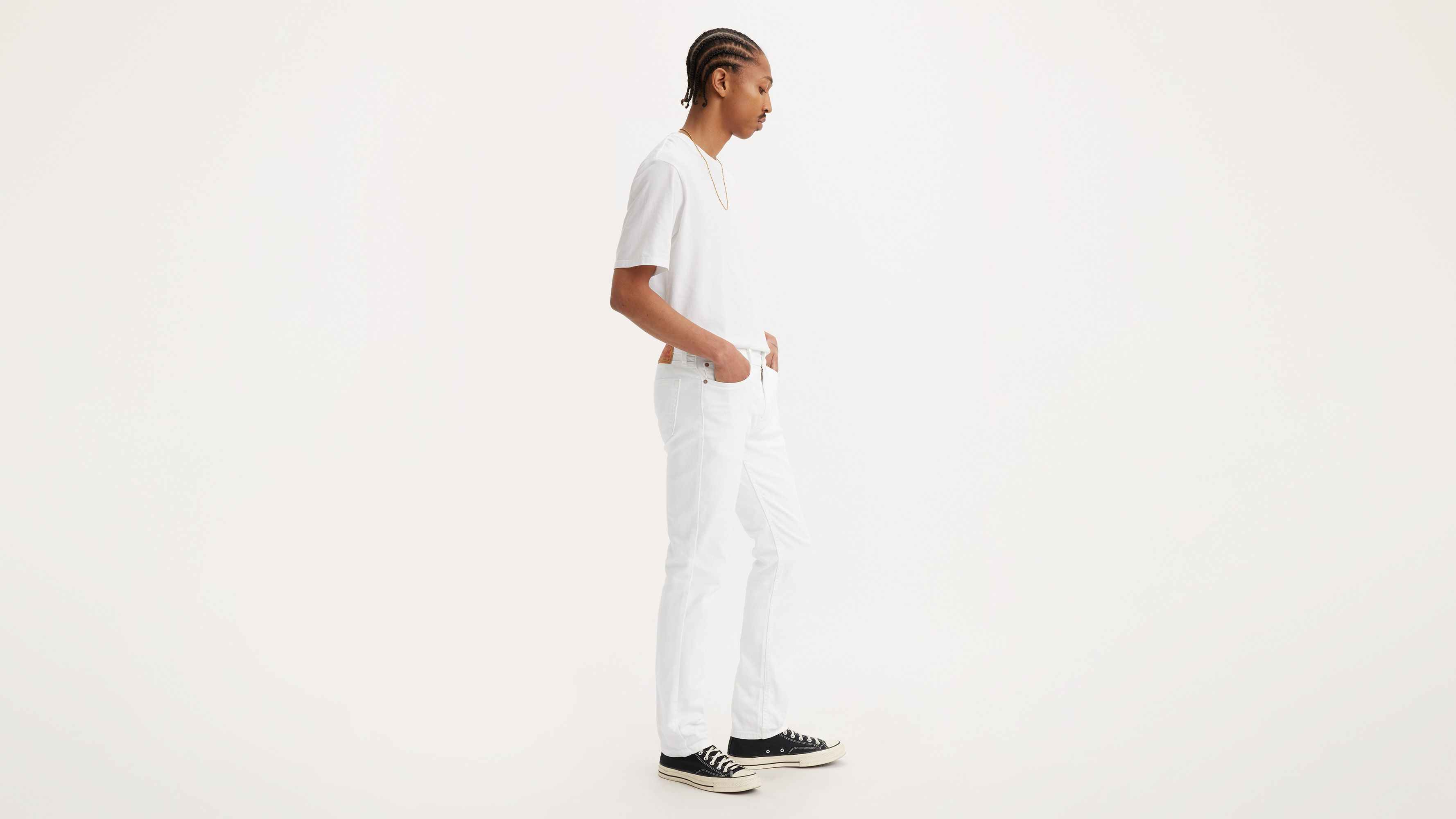 Levi's 511 cheap white jeans