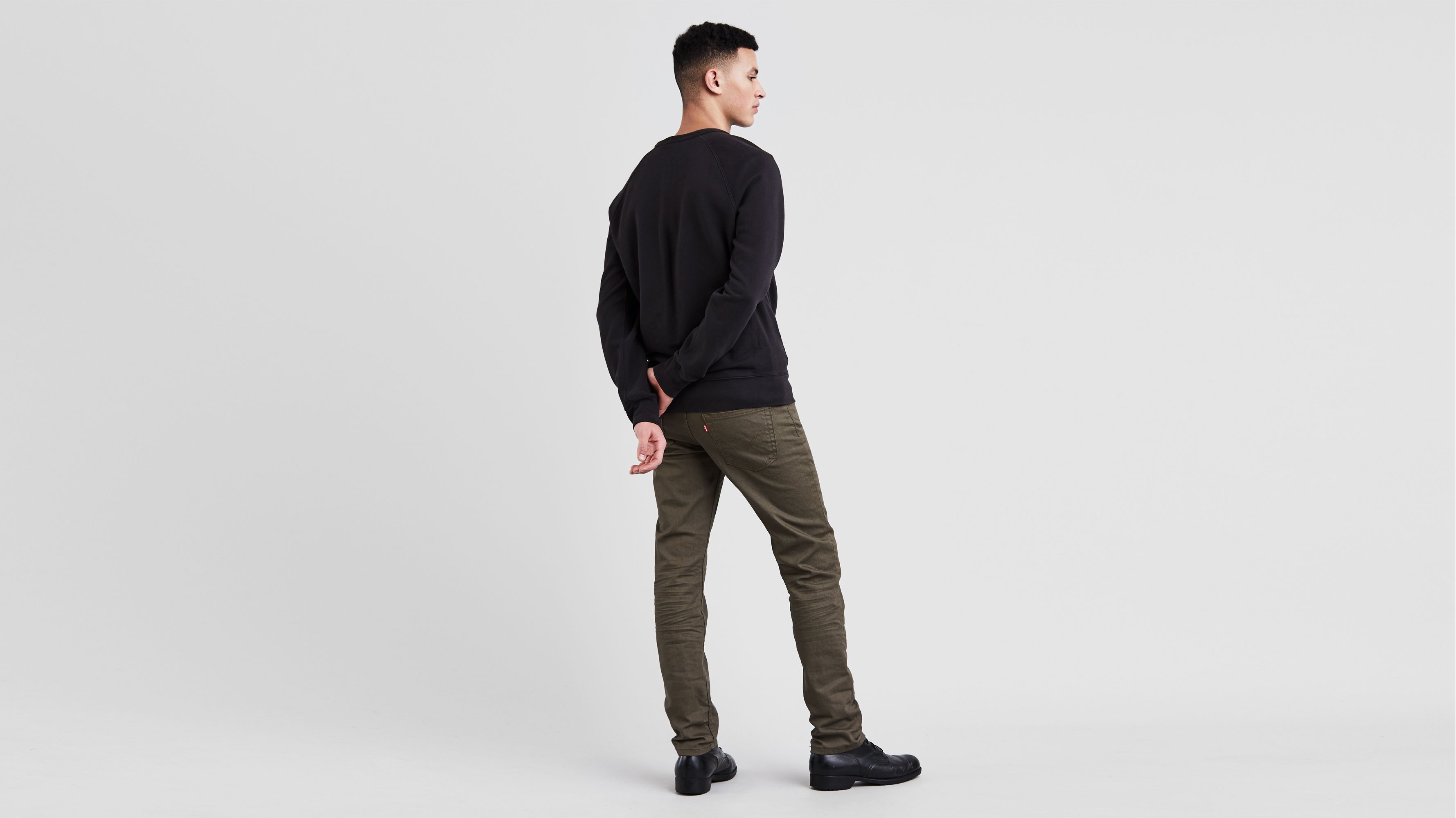 Levi's Jean Slim 511 In New Olive Khaki