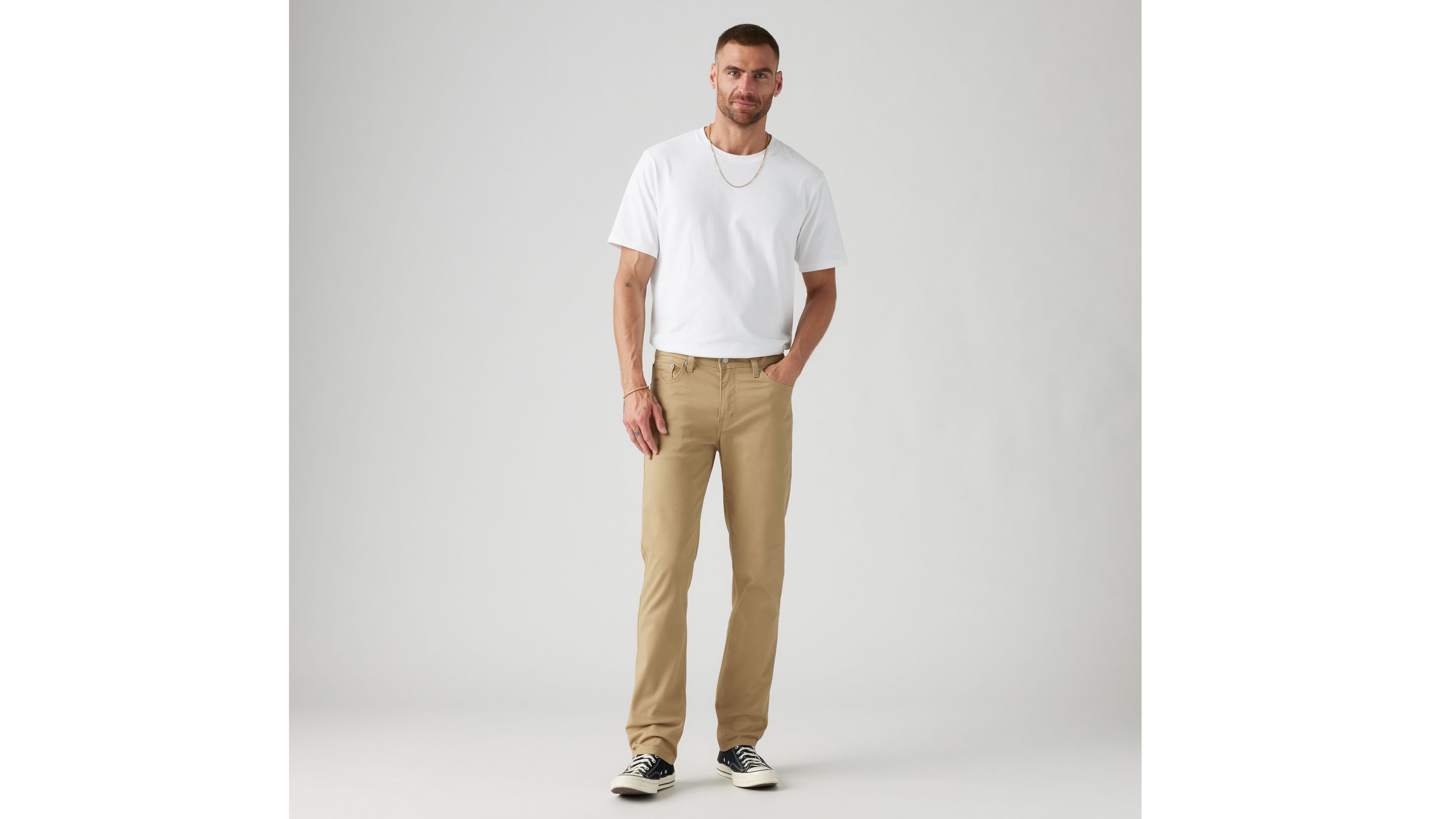 511™ Slim Fit All Seasons Tech Men's Pants - Brown | Levi's® US