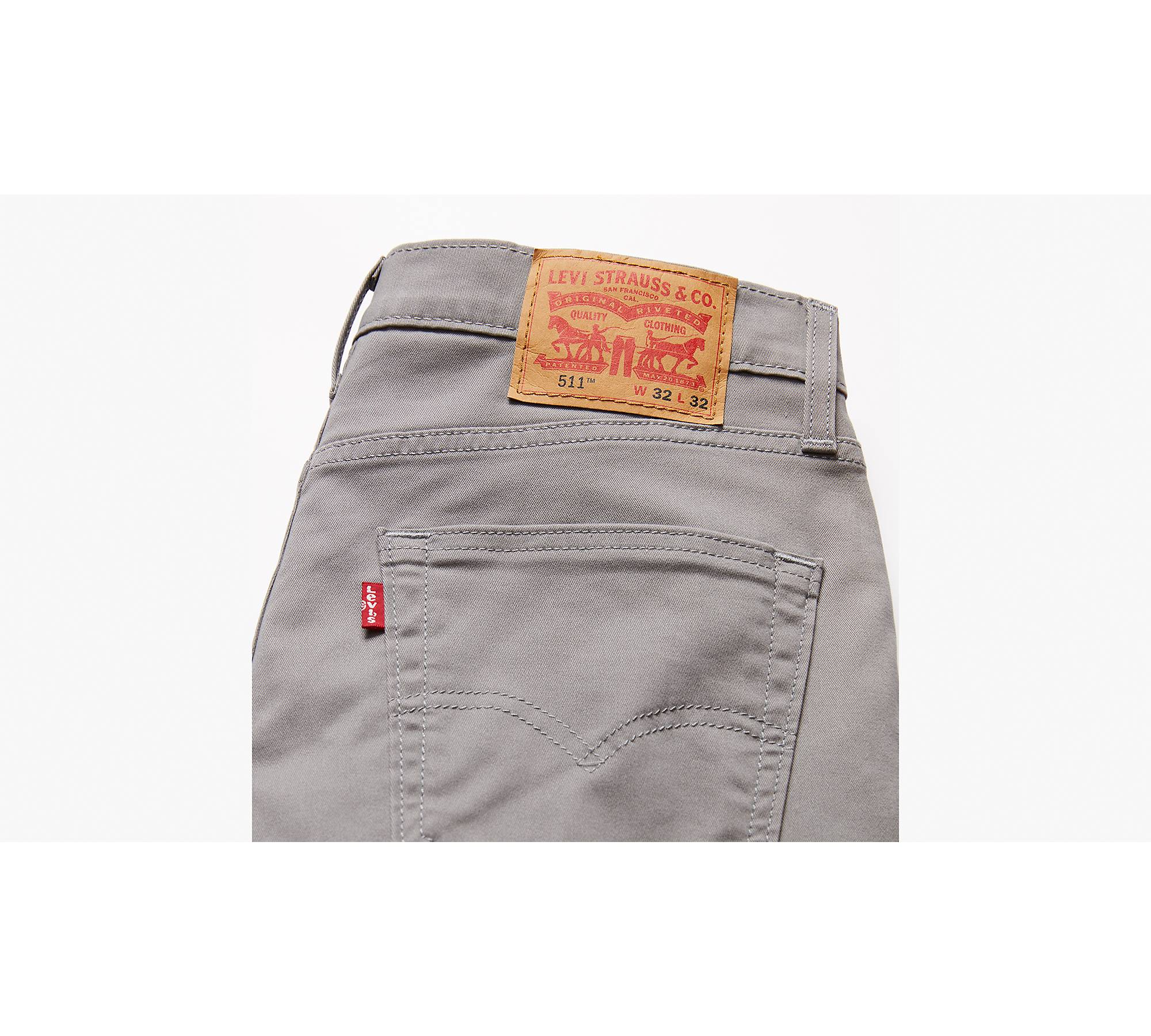 511™ Slim Fit All Seasons Men's Pants - Grey | Levi's® US
