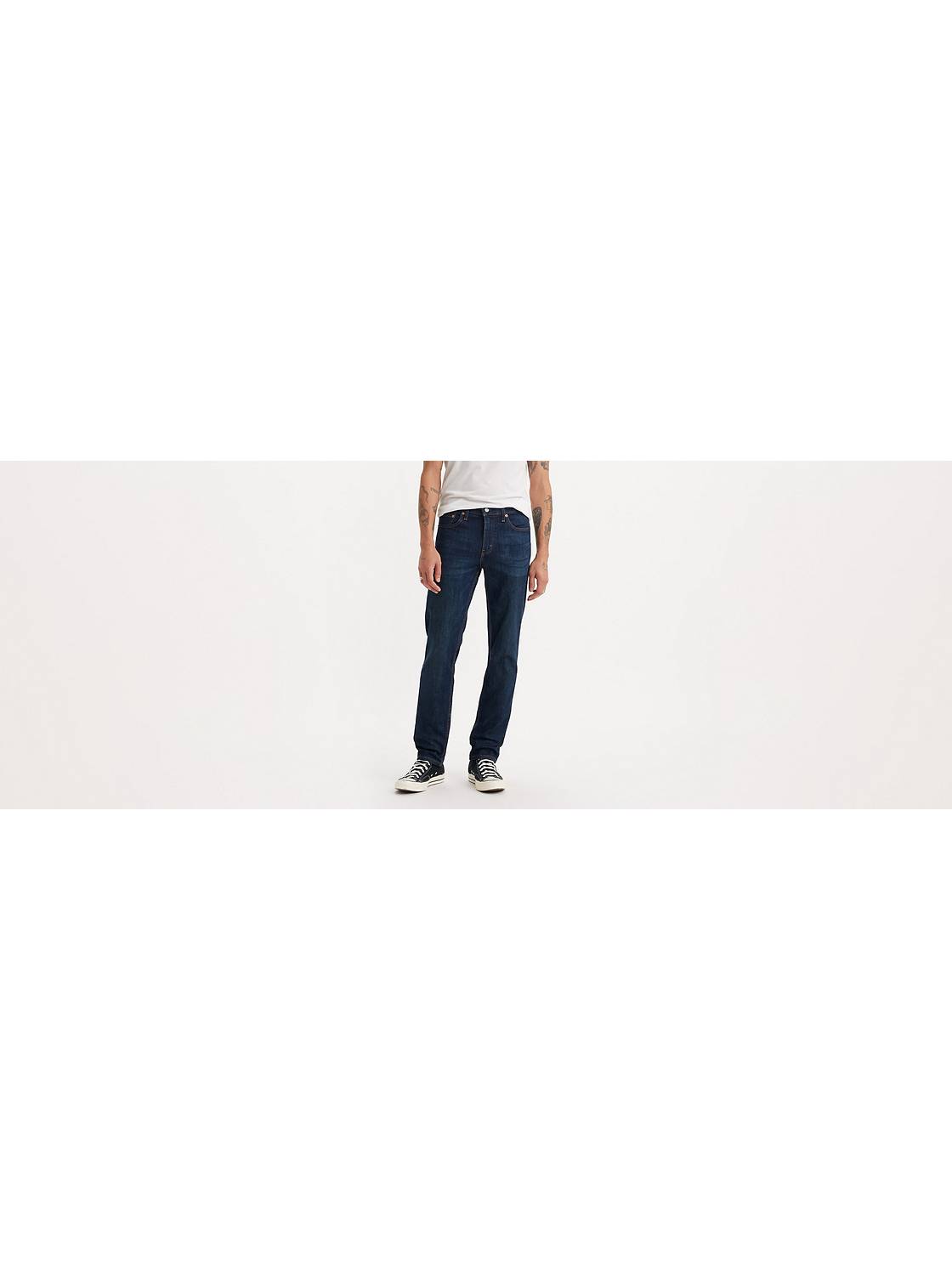 LSFYSZD Men Spring Skinny Jeans Fashion Solid Color Low-Waist Slim-Fit  Denim Pants for Street Daily Life Light Blue/Black