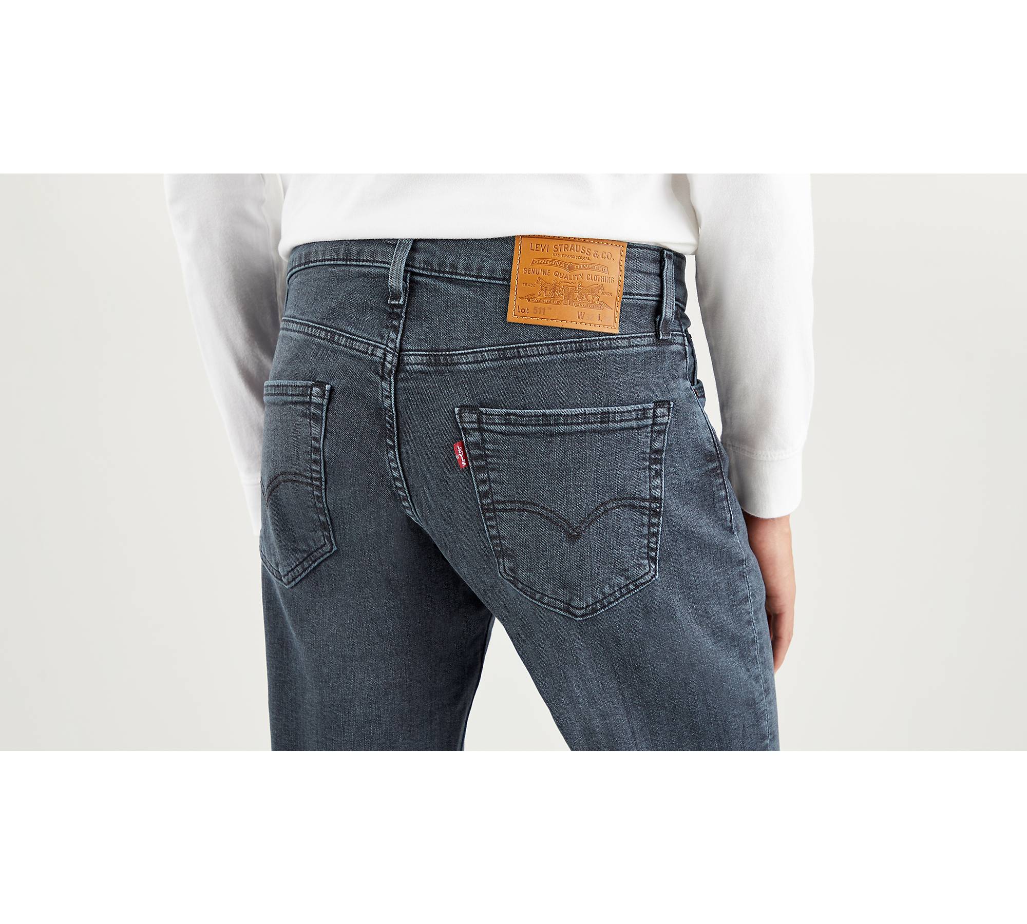 511™ Slim Jeans - Black | Levi's® HU