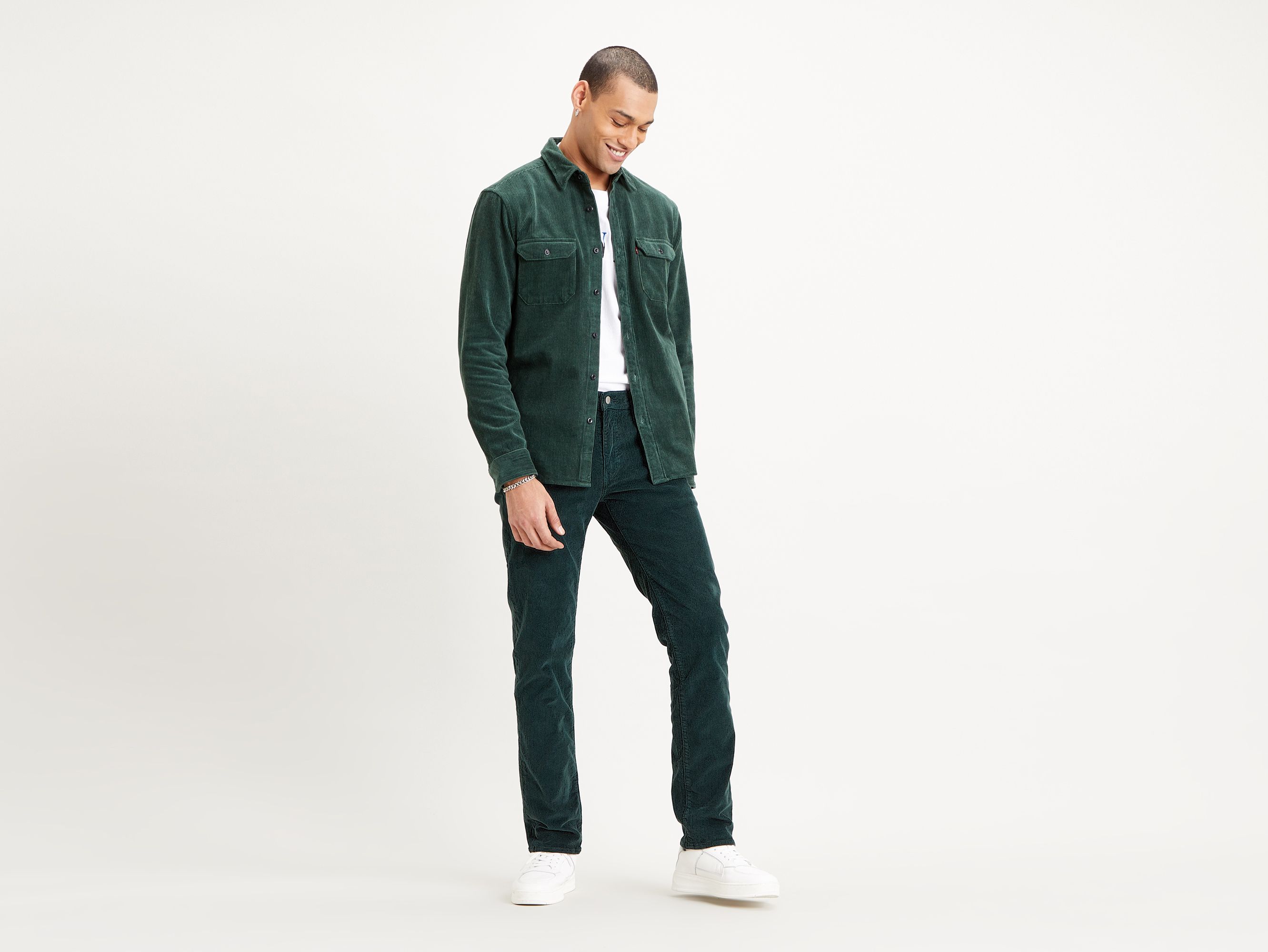 511™ Slim Corduroy - Green | Levi's® AT