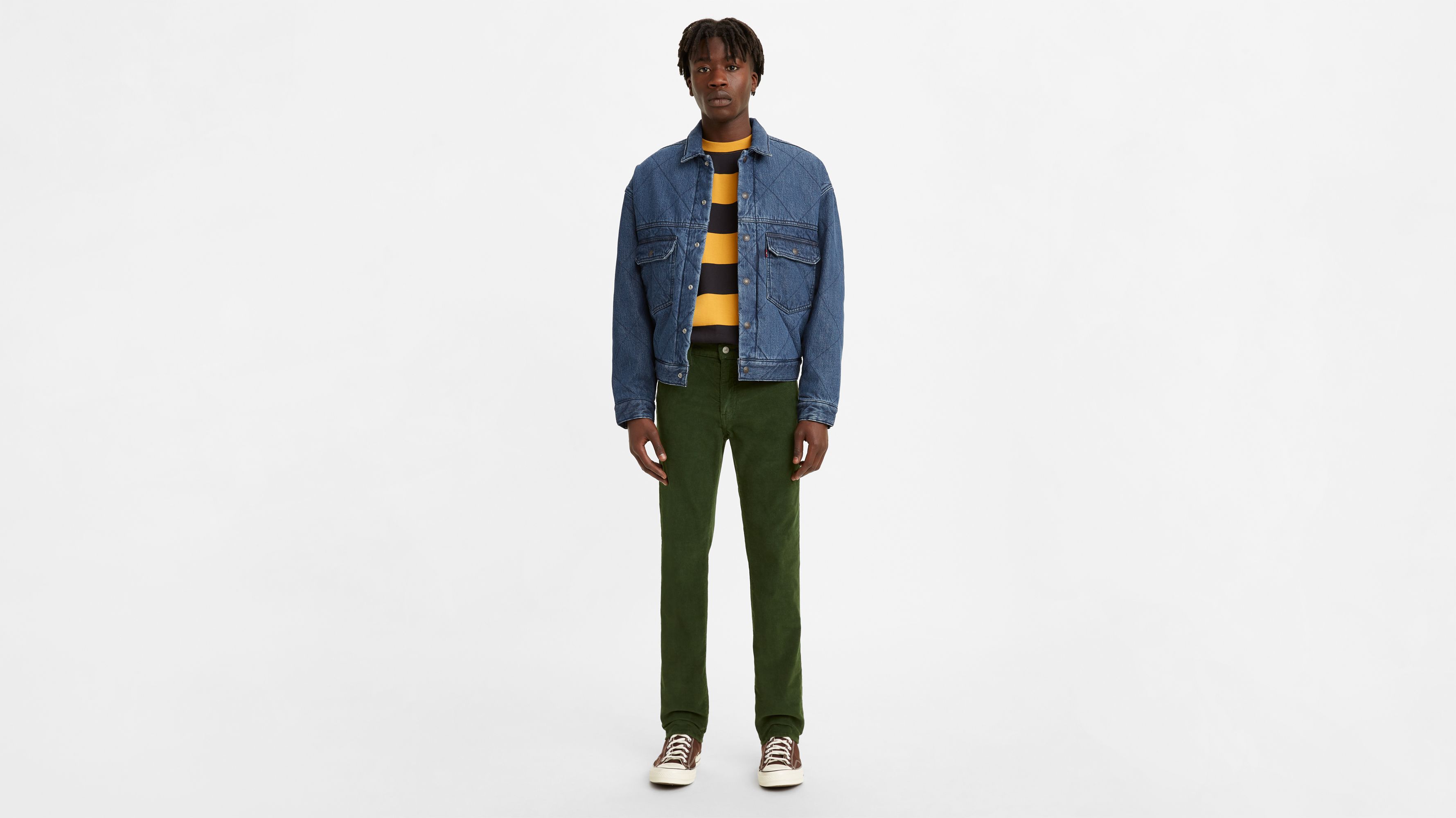 511™ Slim Fit Men's Corduroy Pants Green Levi's® US