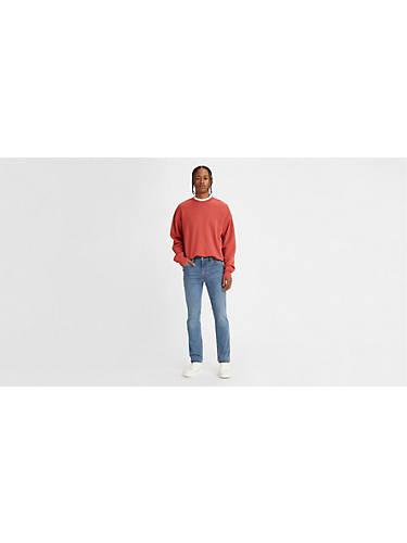 리바이스 Levi 511 Slim Fit Mens Jeans,Fresh Blue Adapt - Medium Wash - Stretch
