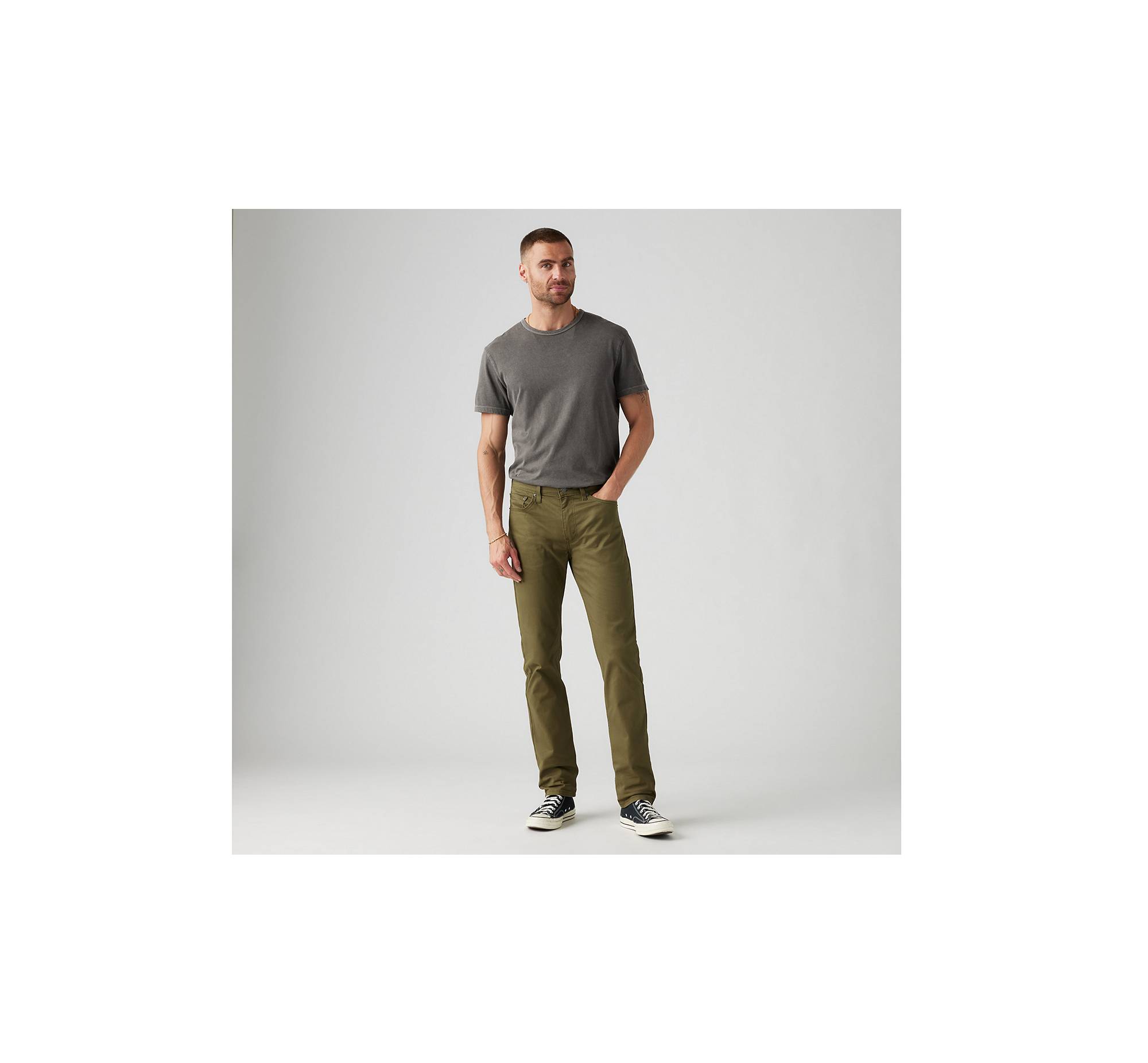 511™ Slim Fit All Seasons Tech Men's Pants - Green Levi's® US