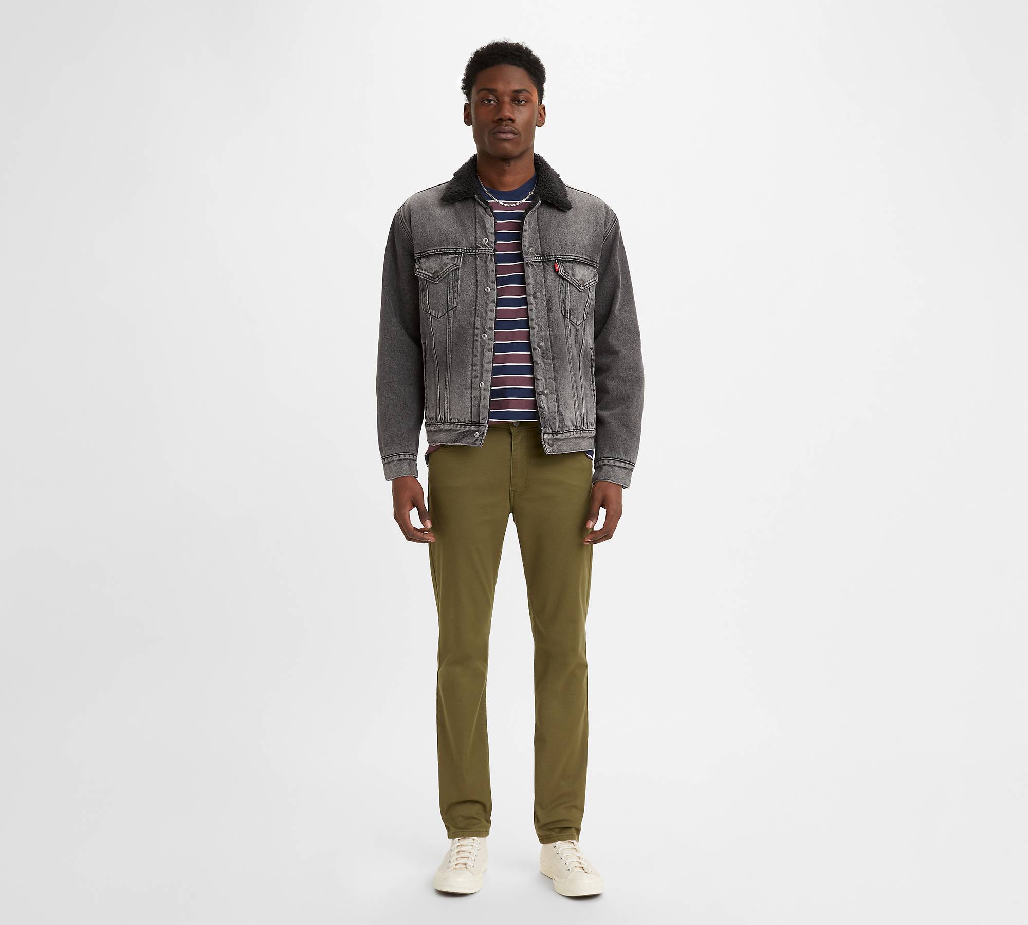511™ Slim Fit All Seasons Tech Men's Pants - Green | Levi's® US