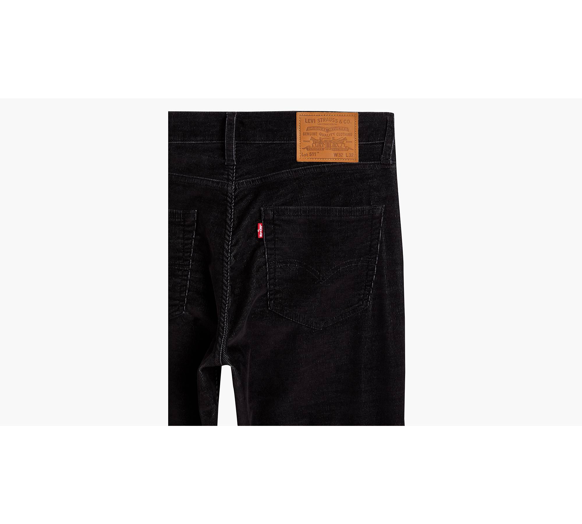 Uoverensstemmelse Åh gud løg 511™ Slim Fit Corduroy Men's Jeans - Black | Levi's® US