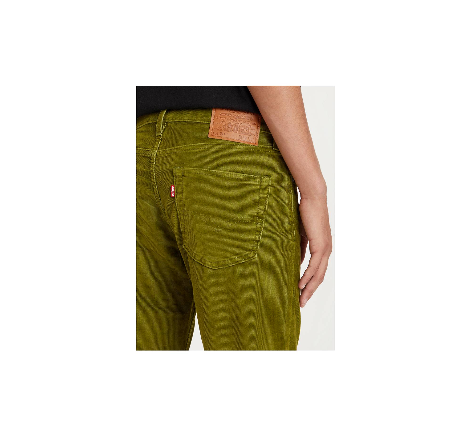 Pantalones De Pana 511™ De Estrecho Verde | Levi's® ES