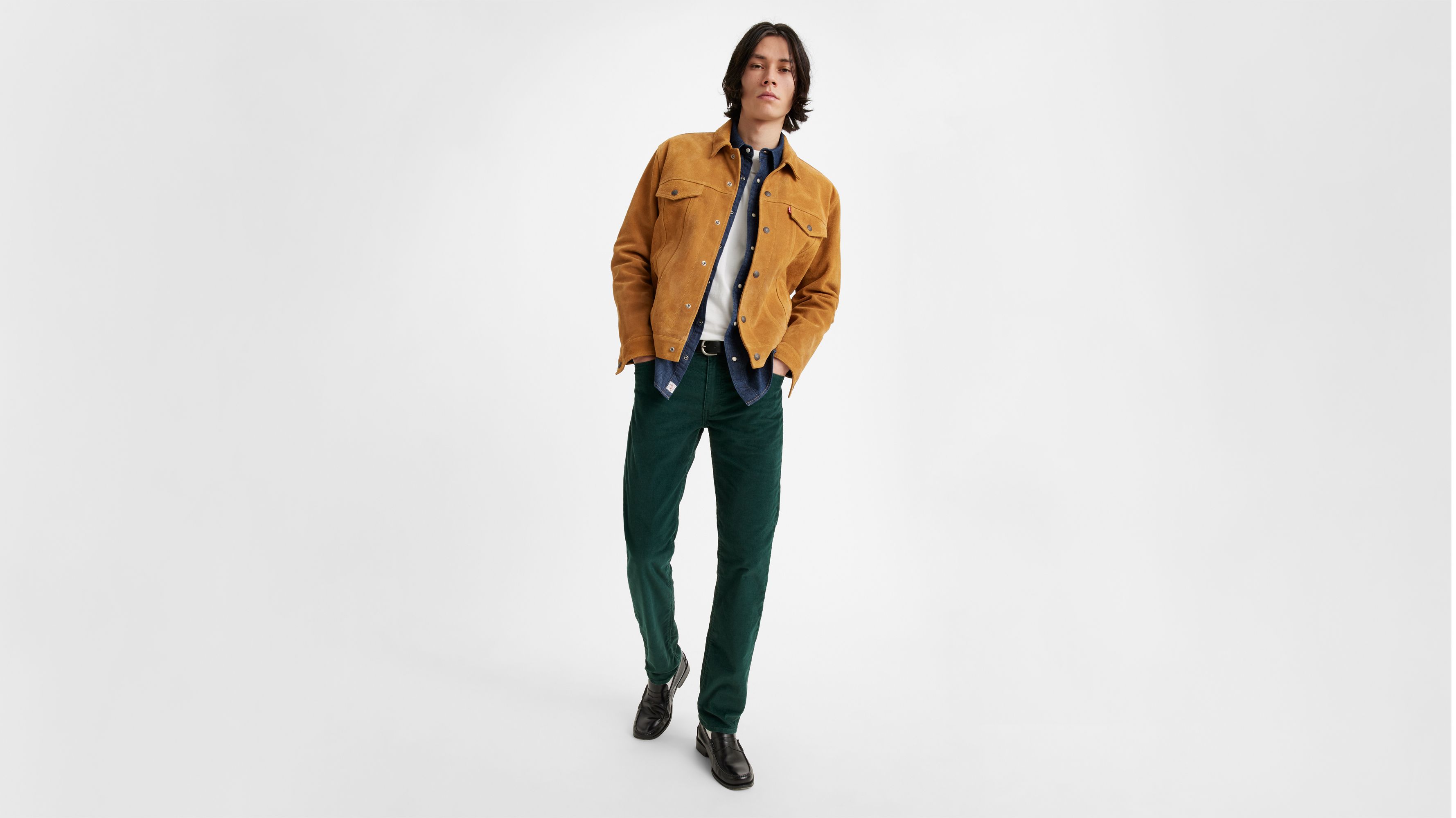 Levi's 511 corduroy green deals