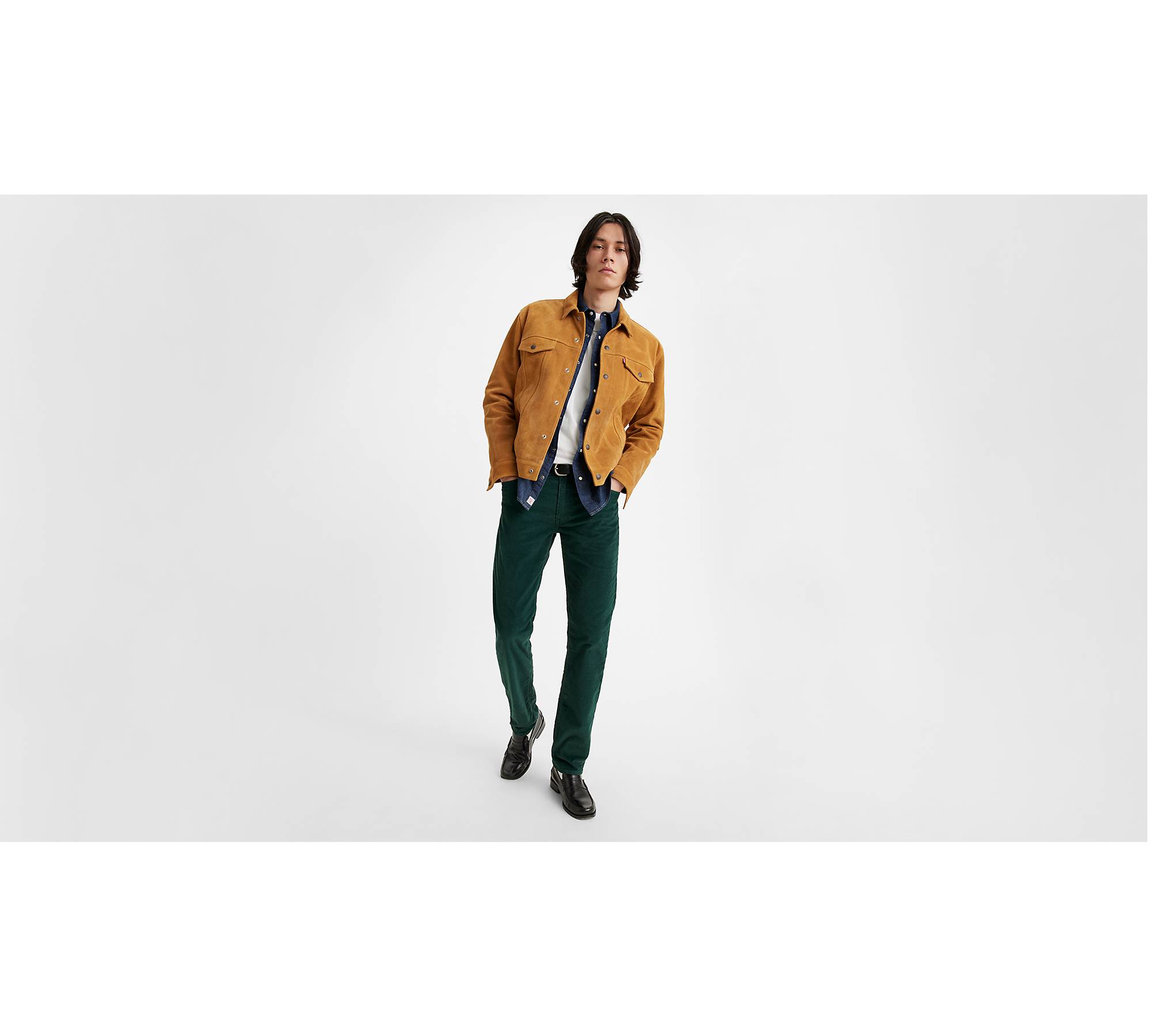 511™ Slim Fit Corduroy Men's Jeans - Green