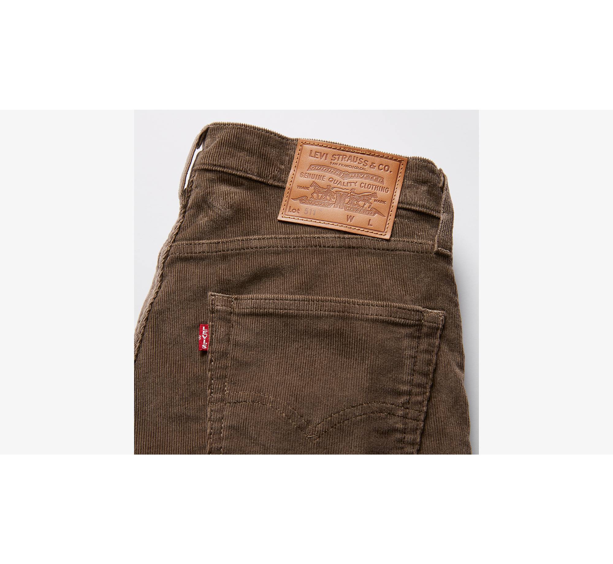 511™ Corduroy Slim Pants - Neutral | Levi's® DE
