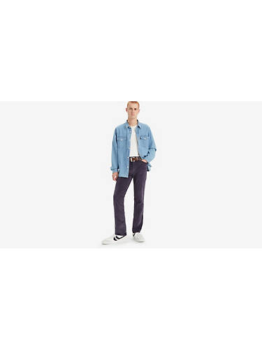 리바이스 Levi 511 Slim Fit Corduroy Mens Jeans,Periscope - Purple - Stretch
