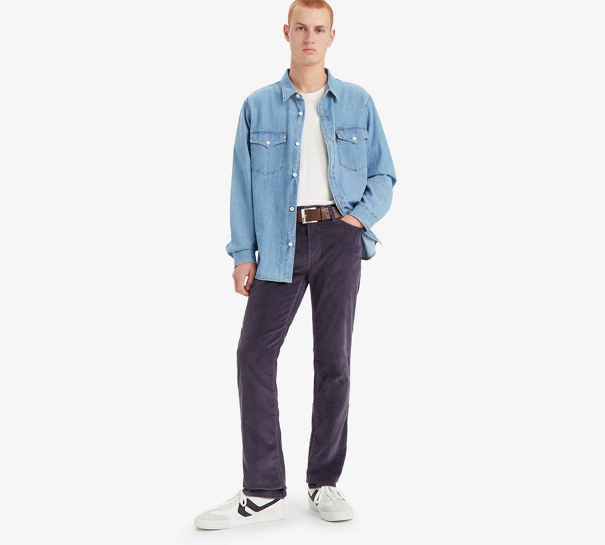511™ Slim Fit Corduroy Men's Jeans - Purple | Levi's® US