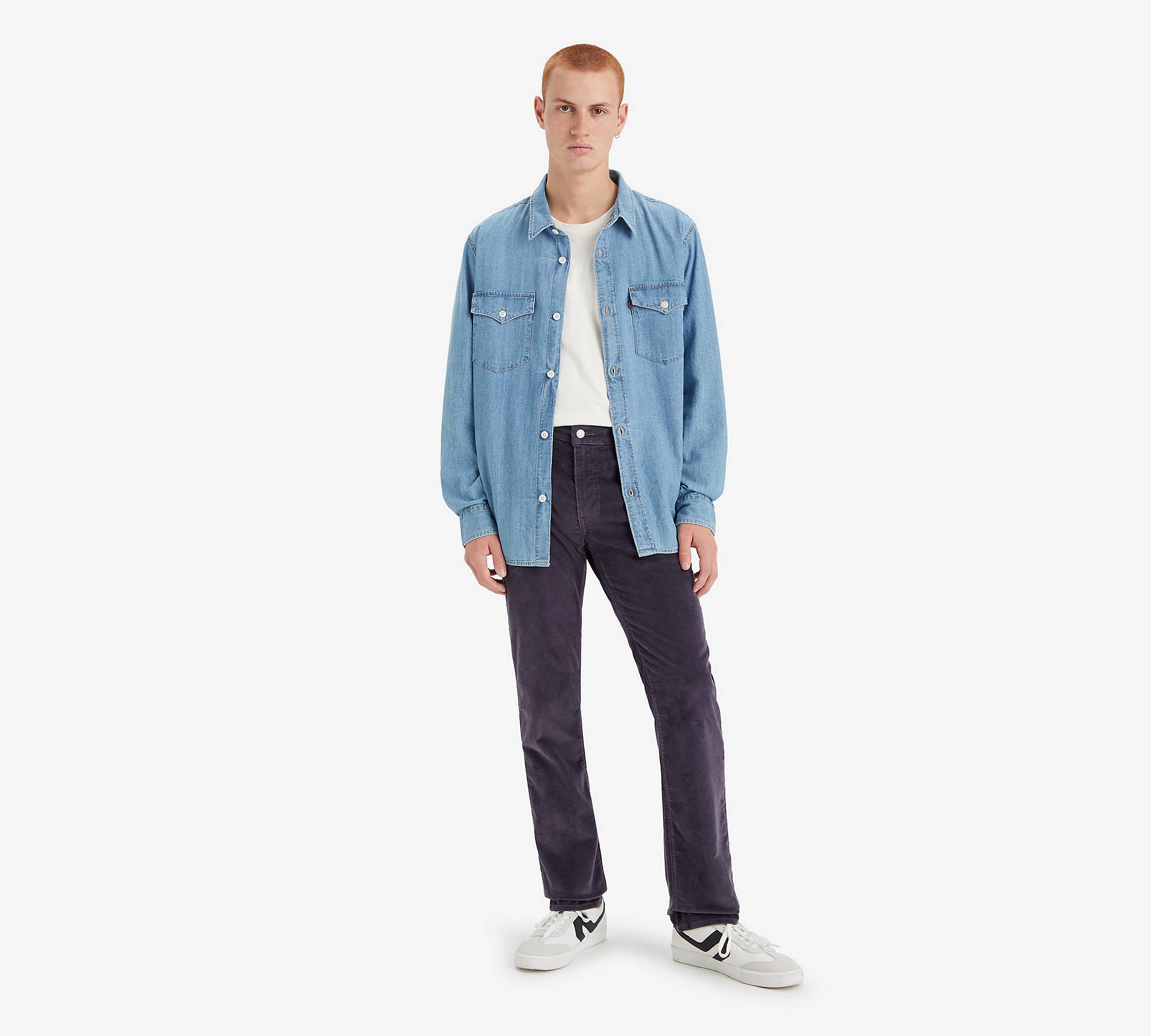 511™ Slim Fit Corduroy Men's Jeans - Purple | Levi's® US