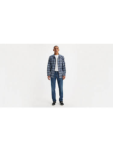리바이스 Levi 511 Slim Fit Authentic Soft Mens Jeans,Jack Of All Trades Authentic Soft - Dark Wash - St