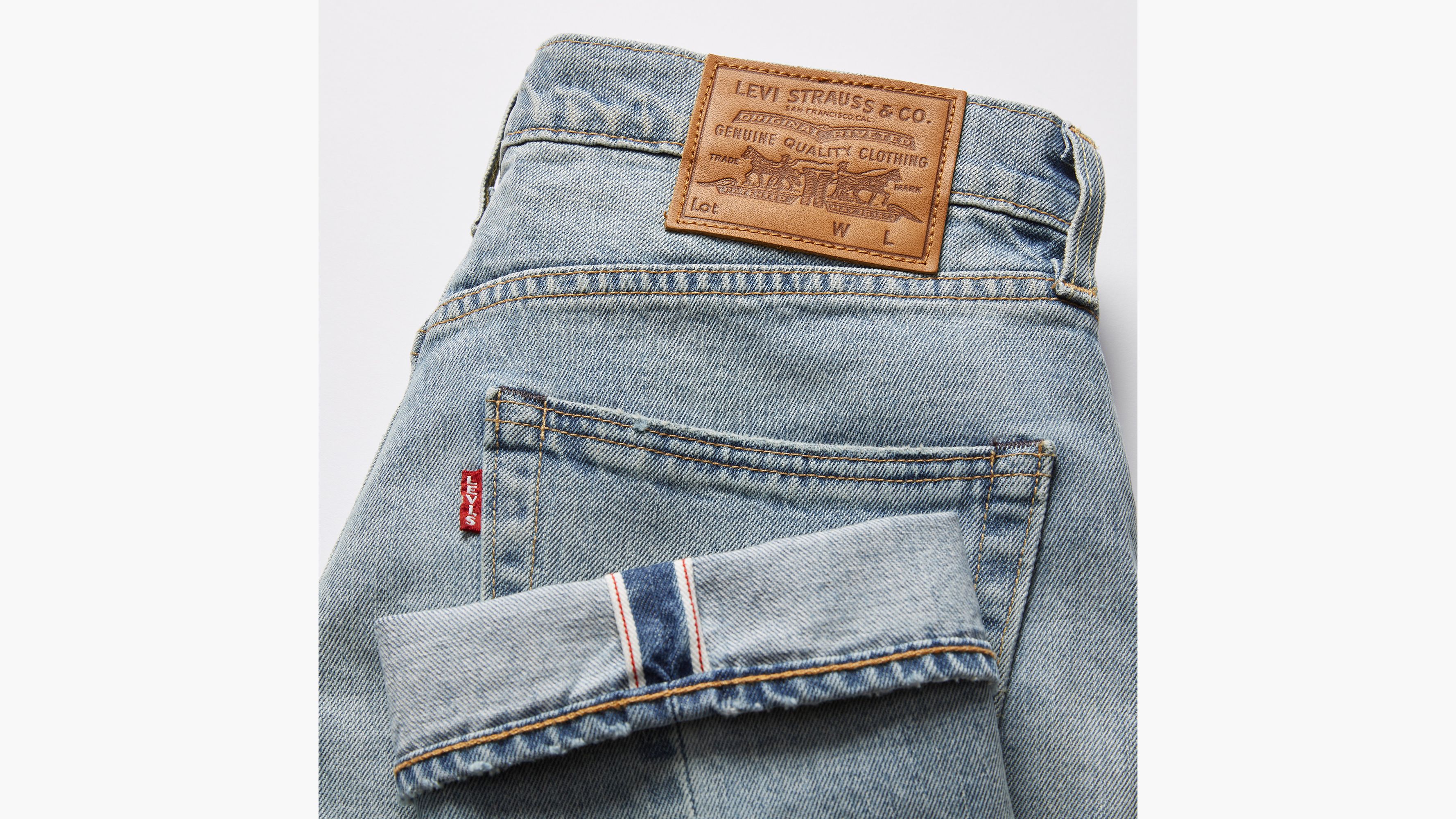 511™ Slim Fit Selvedge Men's Jeans Light Wash Levi's® US