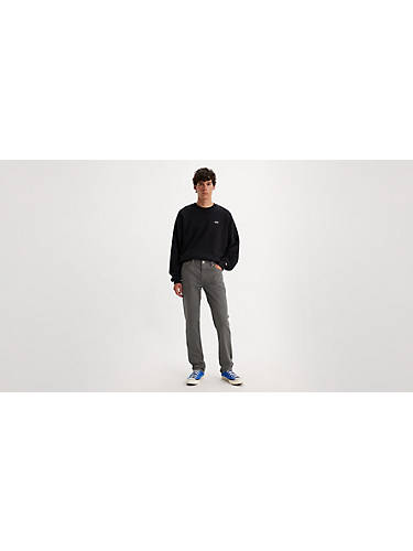 리바이스 Levi 511 Slim Fit Mens Jeans,Iron Stone - Grey - Stretch