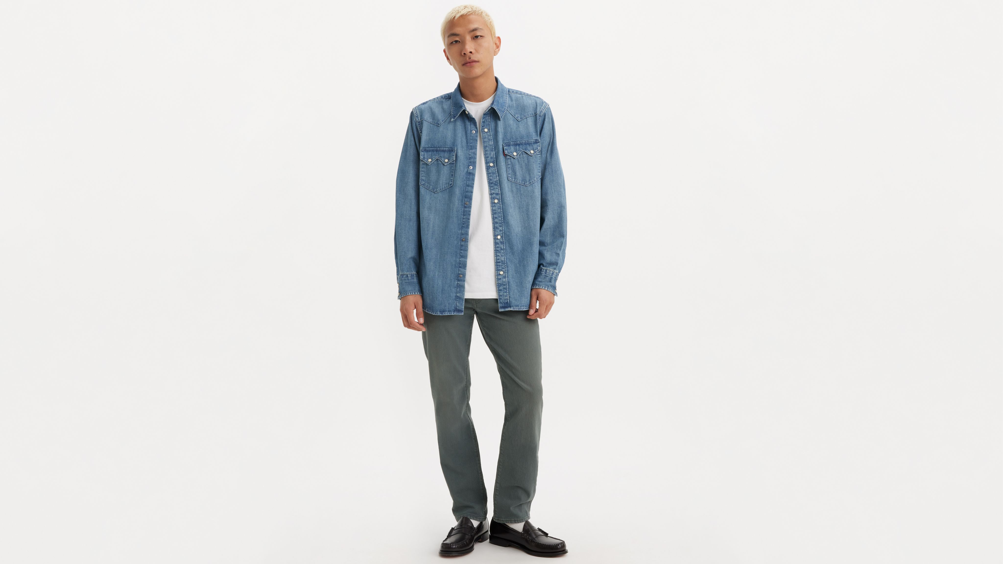thumbnail image 2 of Levi's 511 Men's Slim Fit Jeans - Greenish Blue Denim, New With Tags, Multiple Sizes 2 of 4