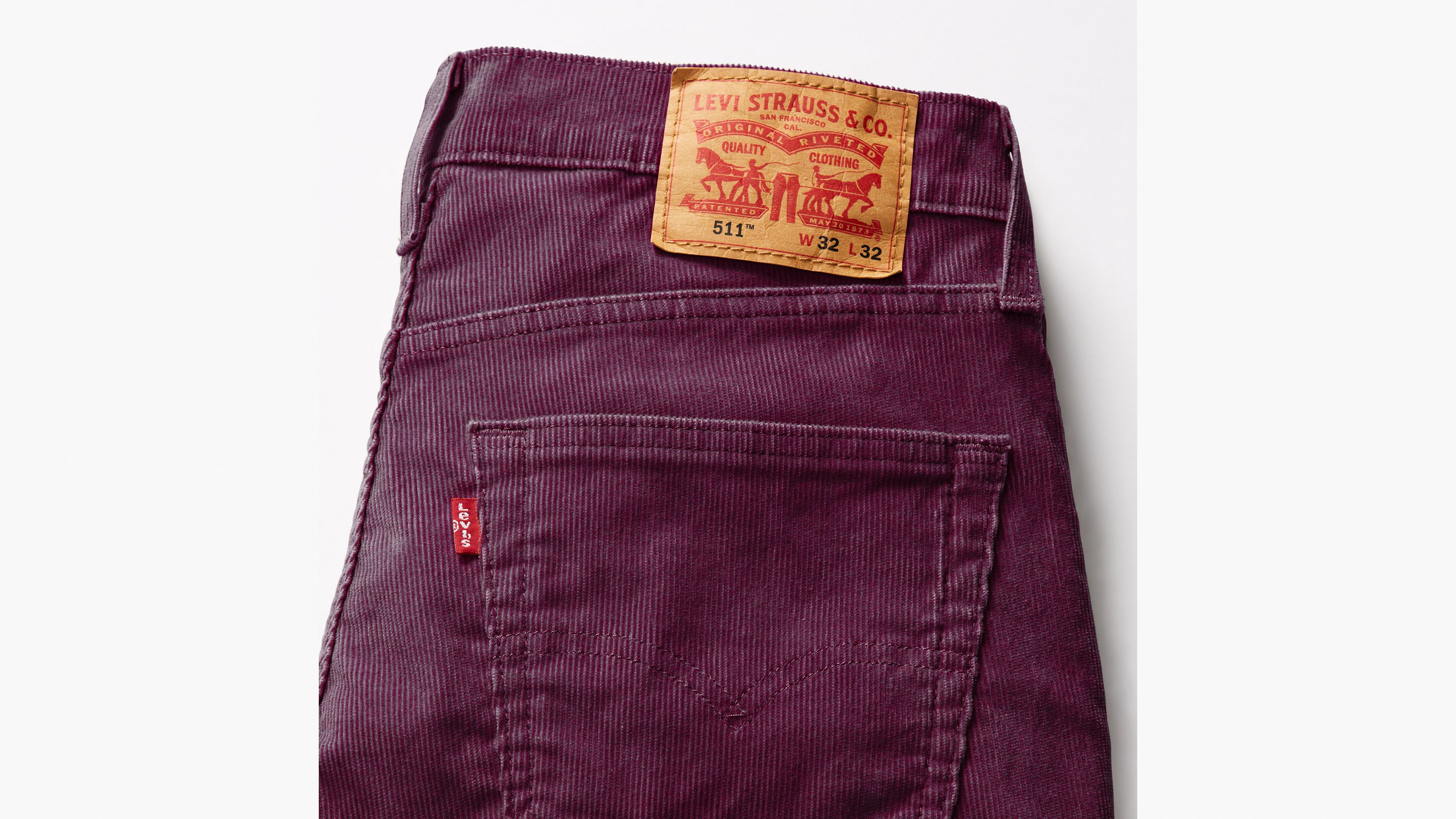 511 Slim Corduroy Pants Red Levi s NO