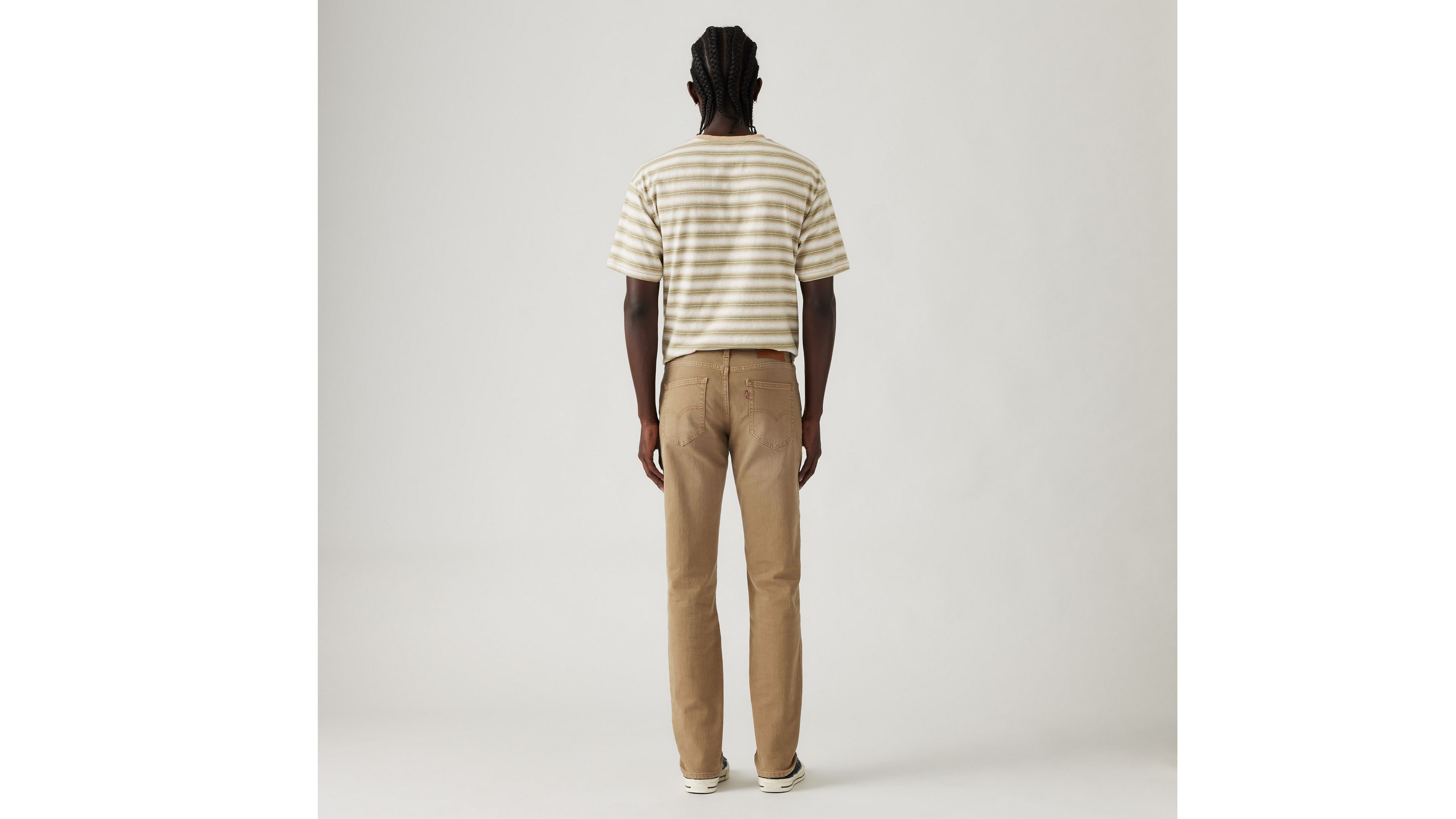 Levi's Xx Chino Std Ii Pants British Khaki Worn In Gd In Ash Tree Brown Garment Dye