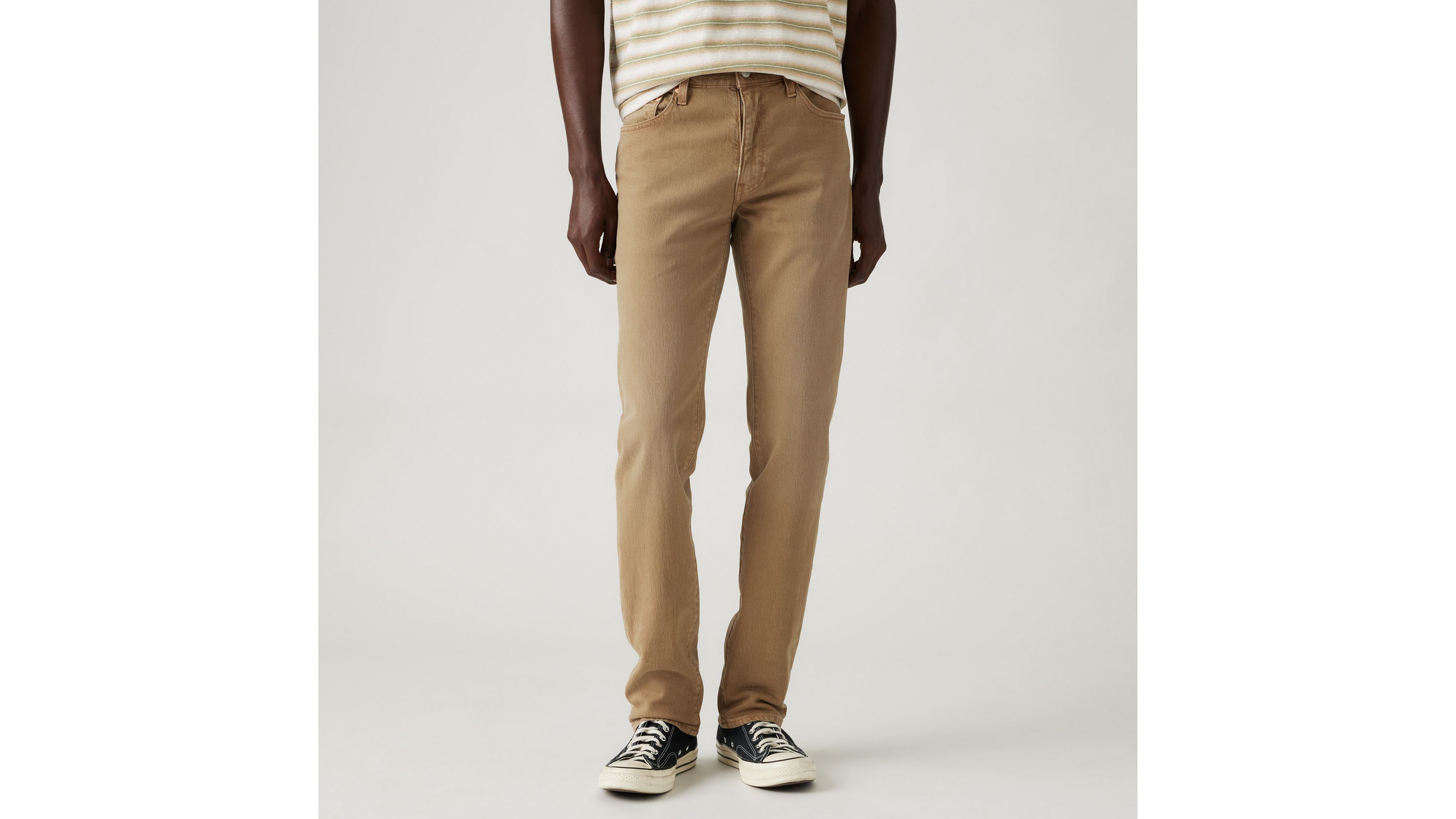 Levi's Xx Chino Std Ii Pants British Khaki Worn In Gd In Ash Tree Brown Garment Dye