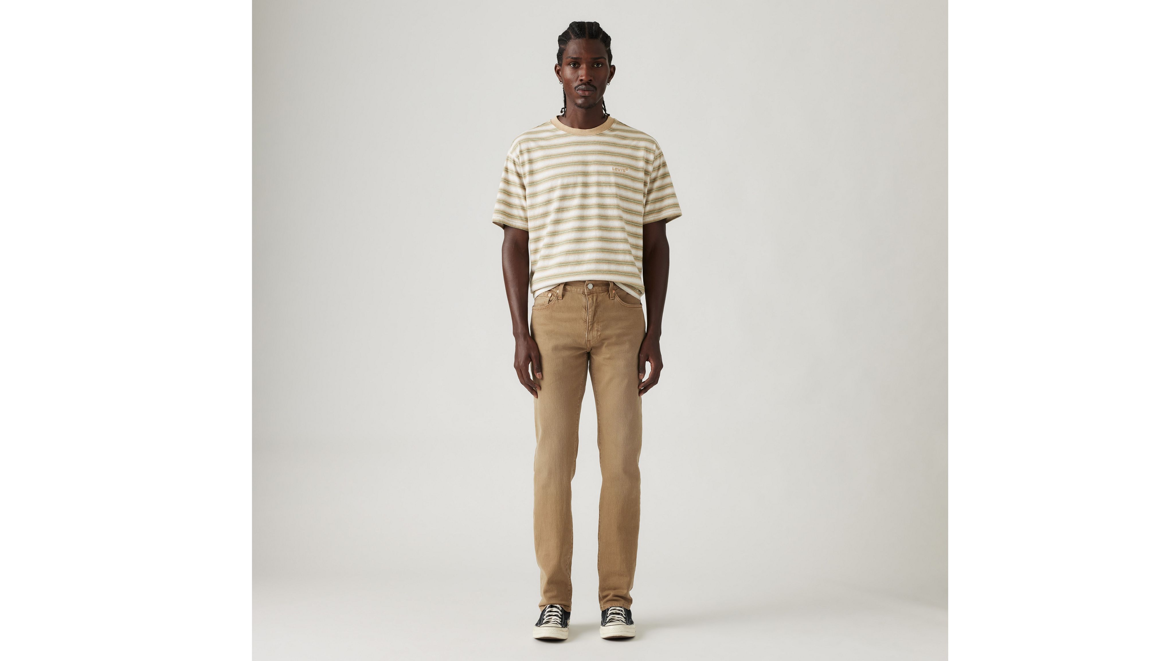 Levi's Xx Chino Std Ii Pants British Khaki Worn In Gd In Ash Tree Brown Garment Dye