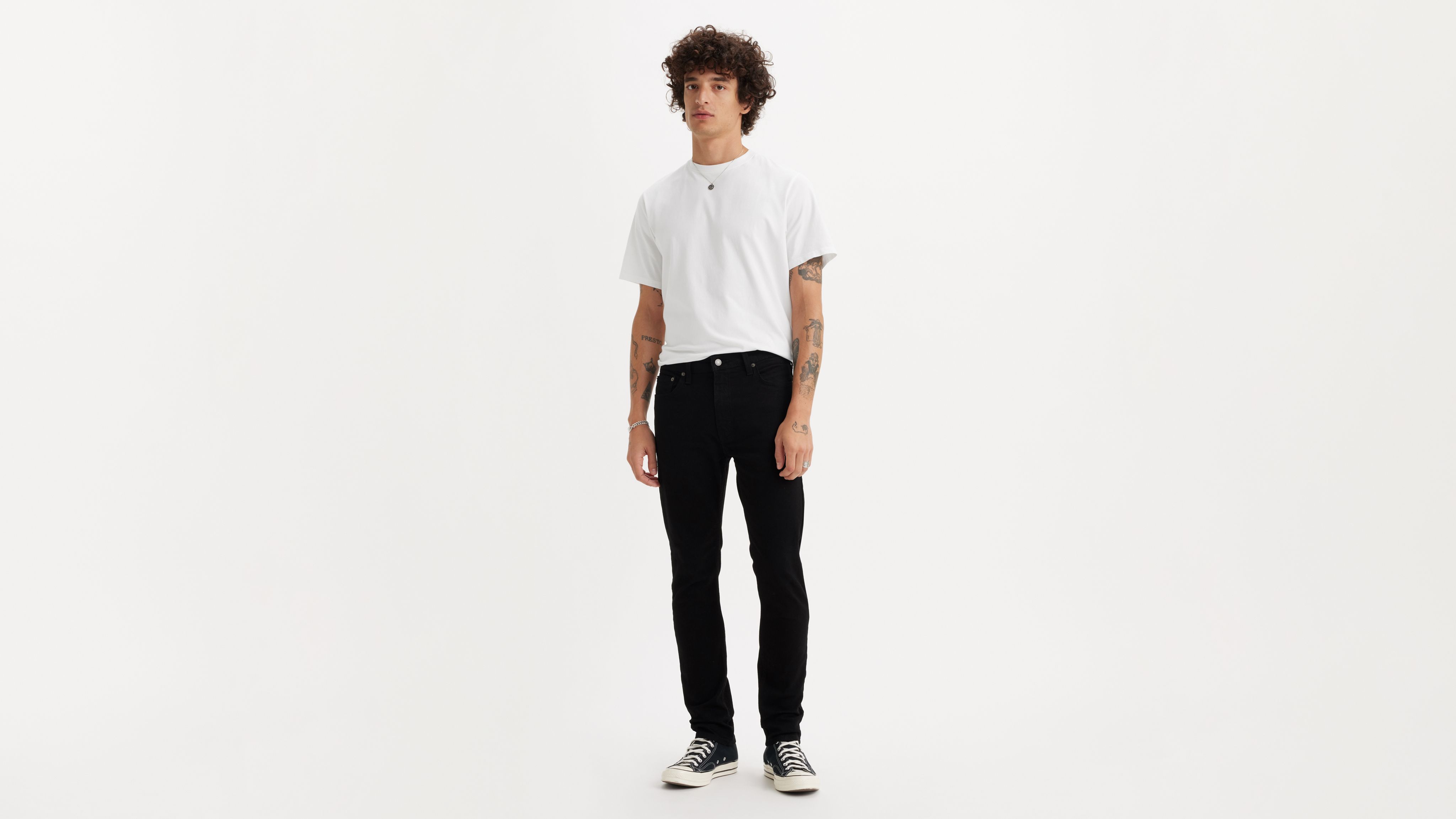 levi's ripped skinny jeans mens