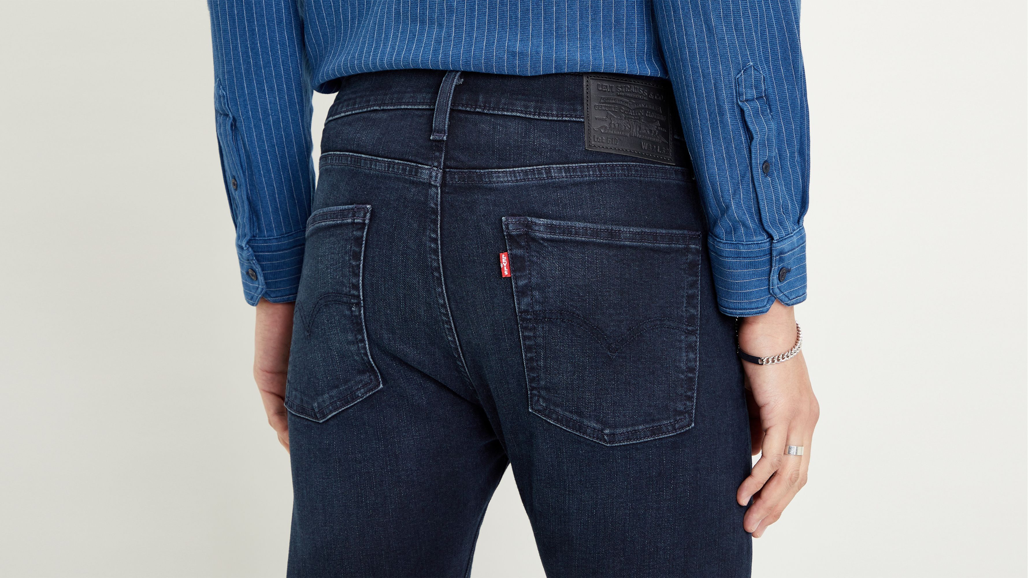 levis 510 dark blue