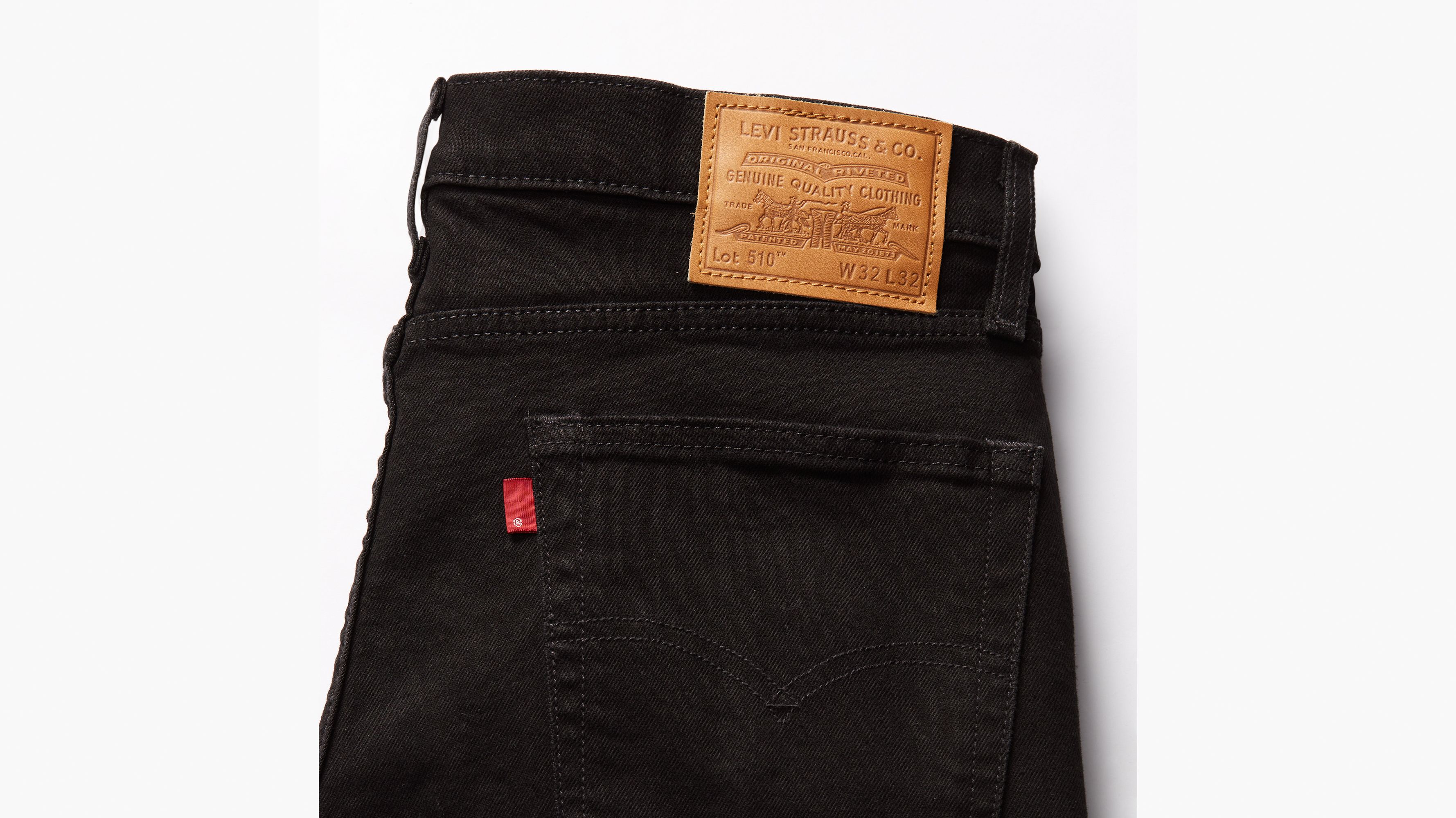 Levis 510 jet black best sale