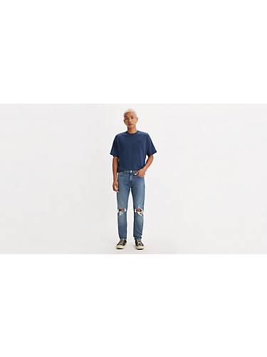 리바이스 Levi 510 Skinny Fit Mens Jeans,Just In Time - Medium Wash - Stretch